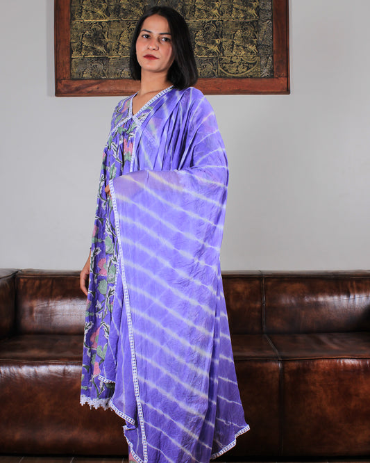 Lehariya  | Handblock Kurta Set | Pure Cotton