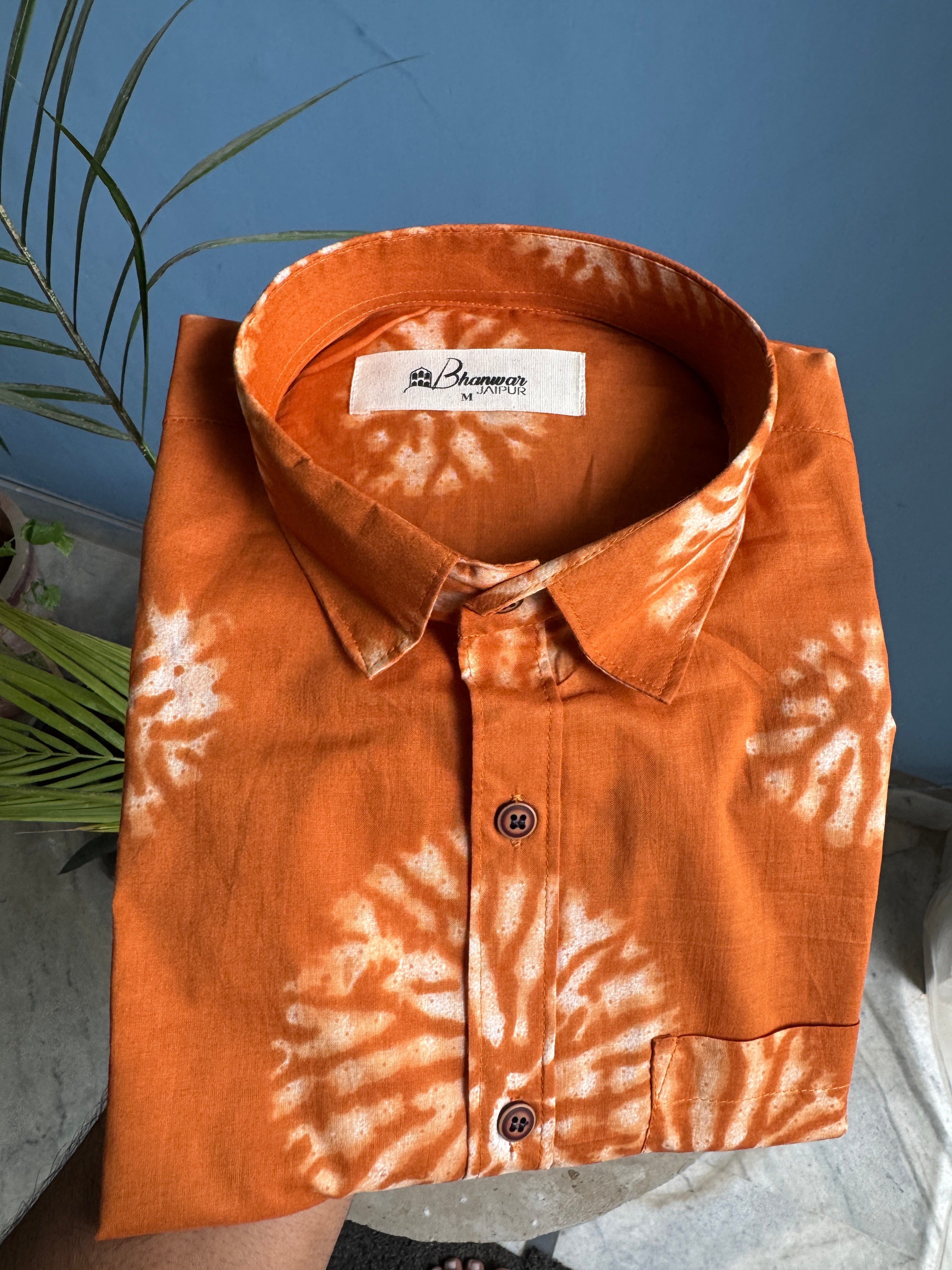 Bloom Tie-Dye | Premium Mens Cotton Shirts