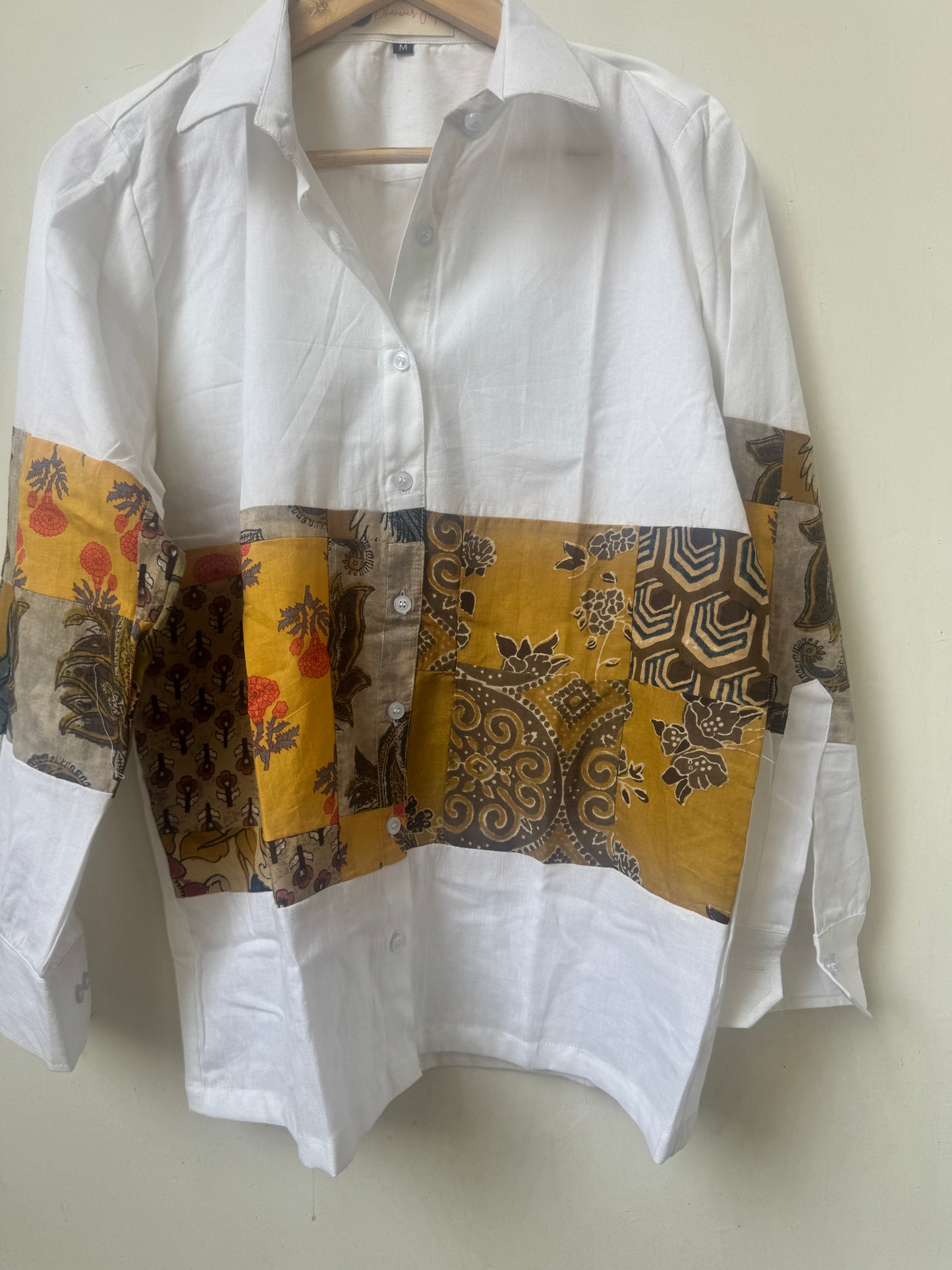 Linen Patch Shirt | Premium Women's Regular Fit Shirts