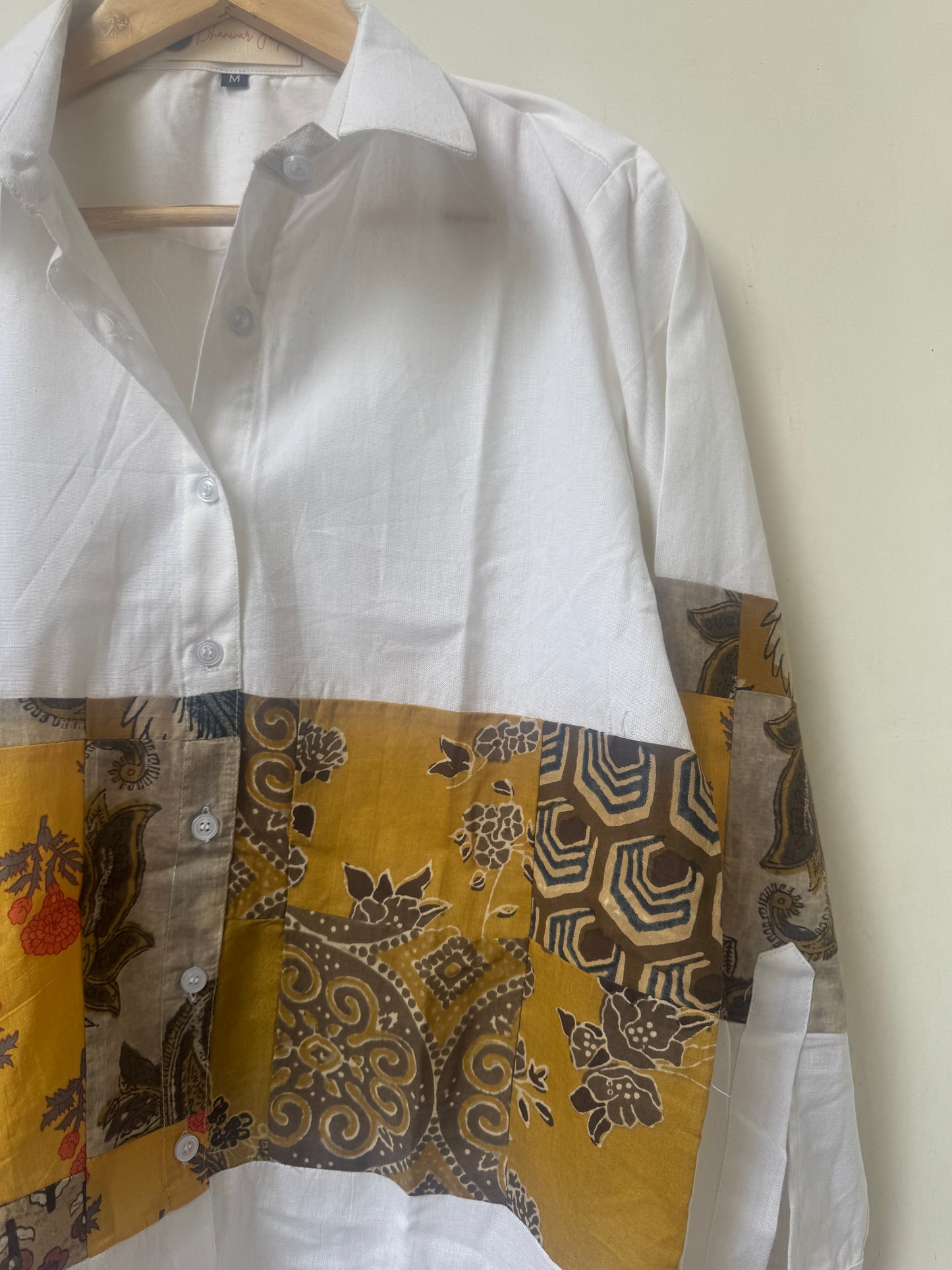 Linen Patch Shirt | Premium Women's Regular Fit Shirts