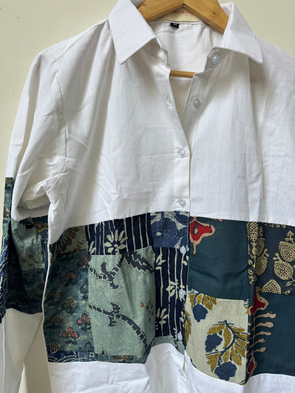 Linen Patch Shirt | Premium Womens Regular Fit Shirts