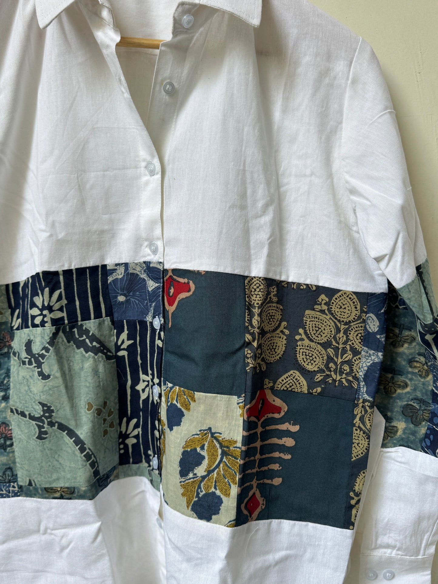 Linen Patch Shirt | Premium Womens Regular Fit Shirts