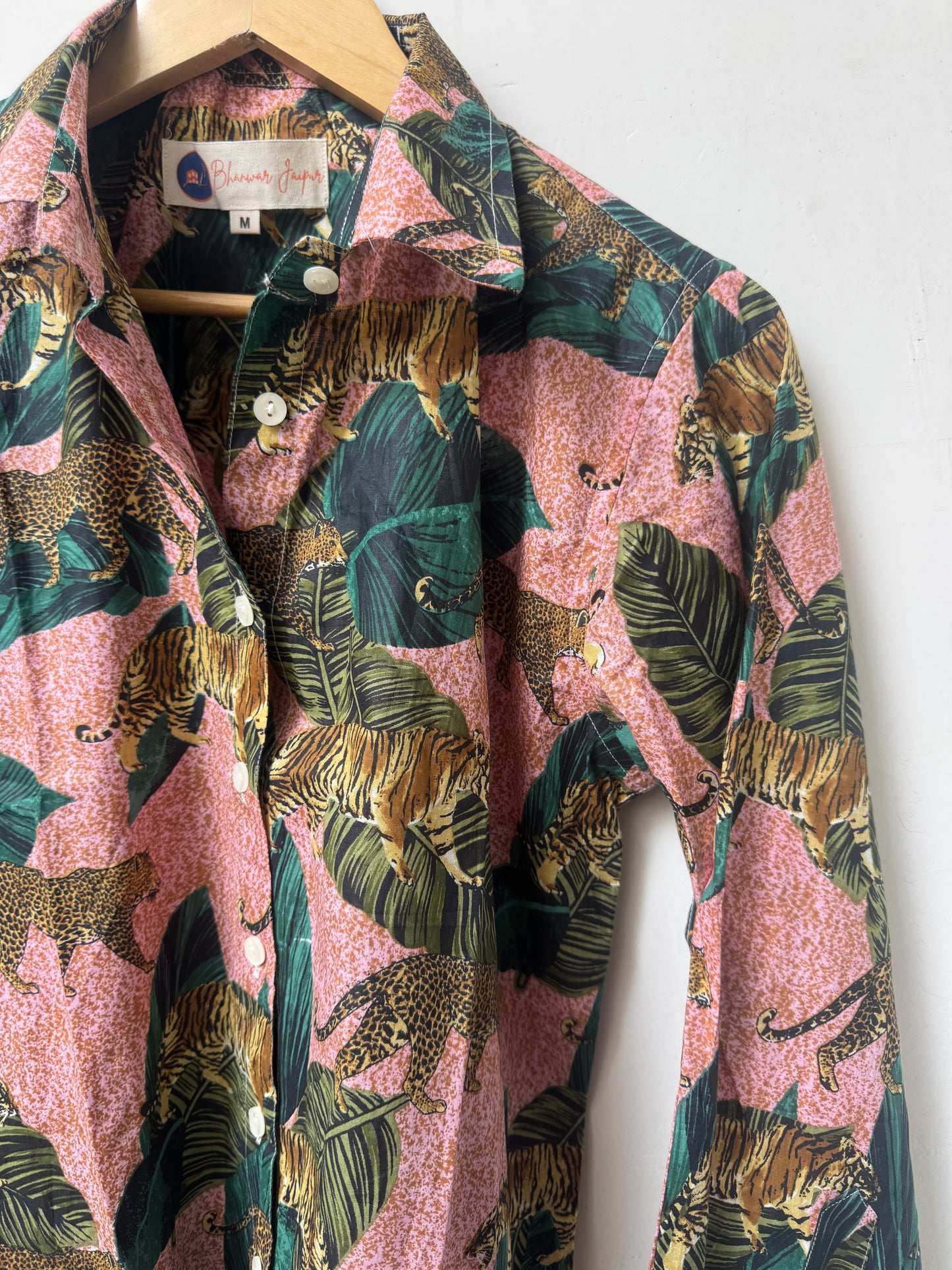 Wild Eden | Womens Pure Cotton Printed Shirts | Straight Fit