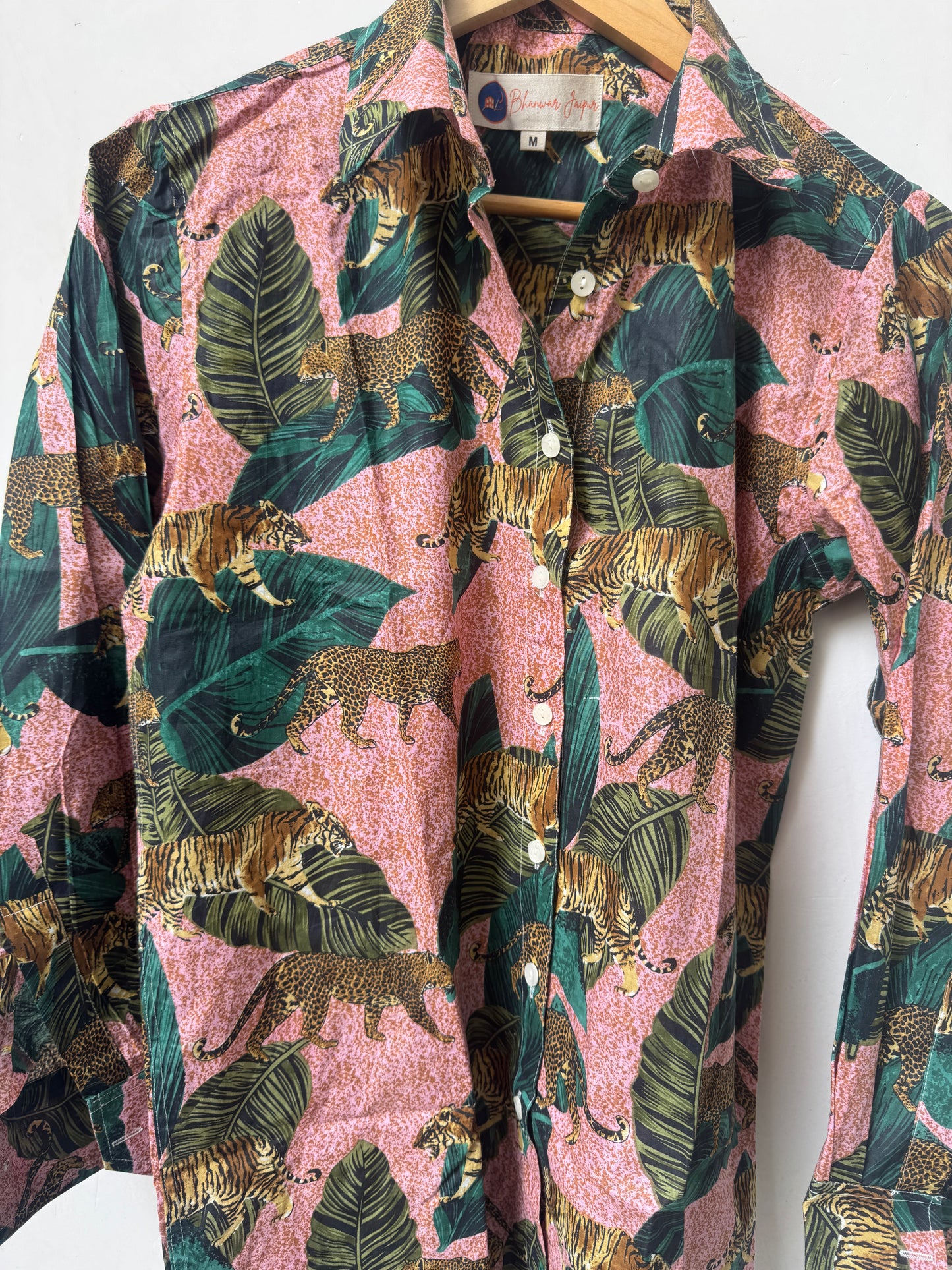 Wild Eden | Womens Pure Cotton Printed Shirts | Straight Fit