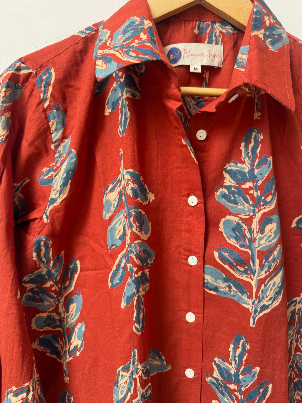 The Botanical Edit | Womens Pure Cotton Printed Shirts | Straight Fit