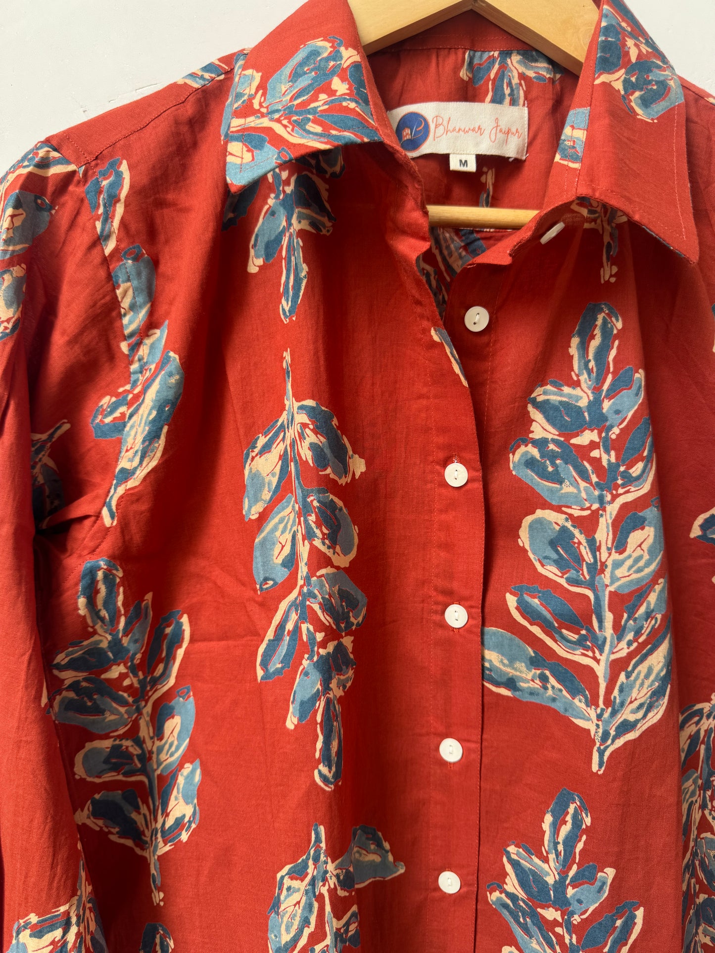 The Botanical Edit | Womens Pure Cotton Printed Shirts | Straight Fit