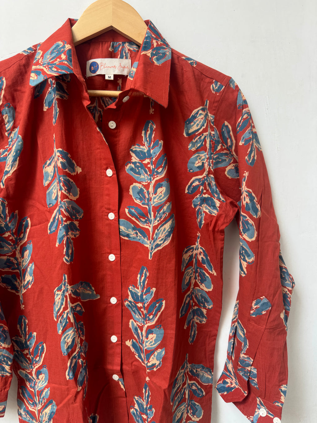 The Botanical Edit | Womens Pure Cotton Printed Shirts | Straight Fit