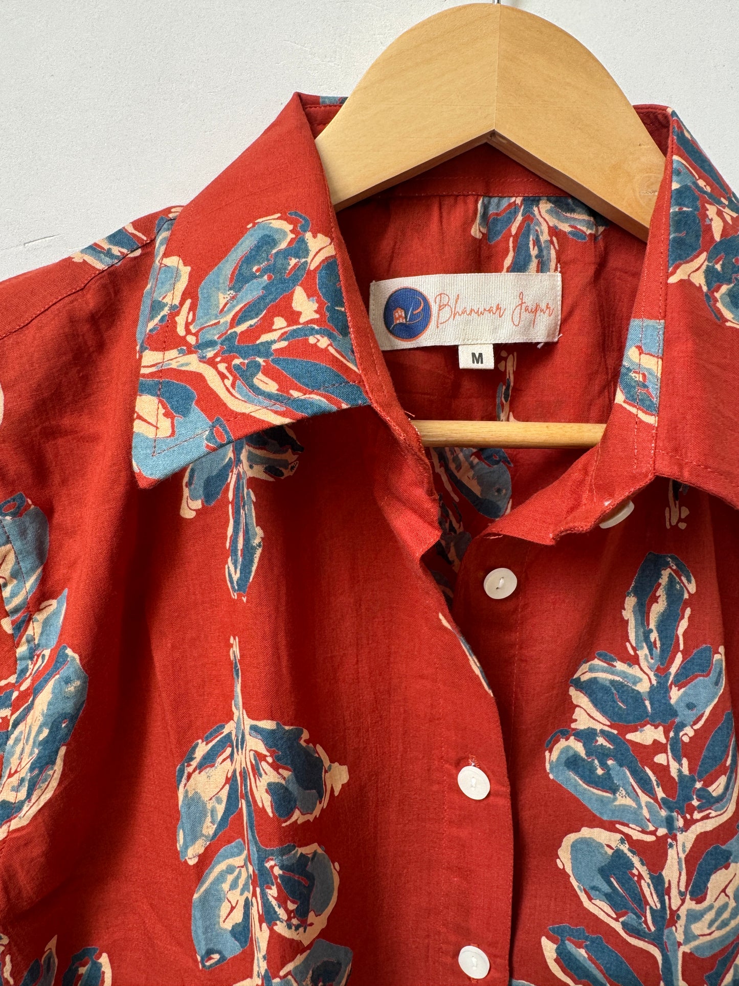 The Botanical Edit | Womens Pure Cotton Printed Shirts | Straight Fit