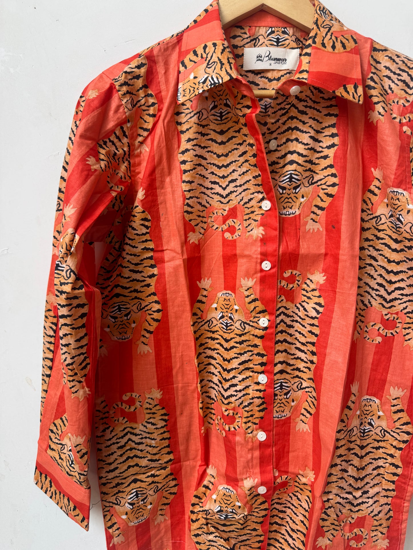 Ranthambore Edit | Women's Pure Cotton Printed Shirts | Straight Fit
