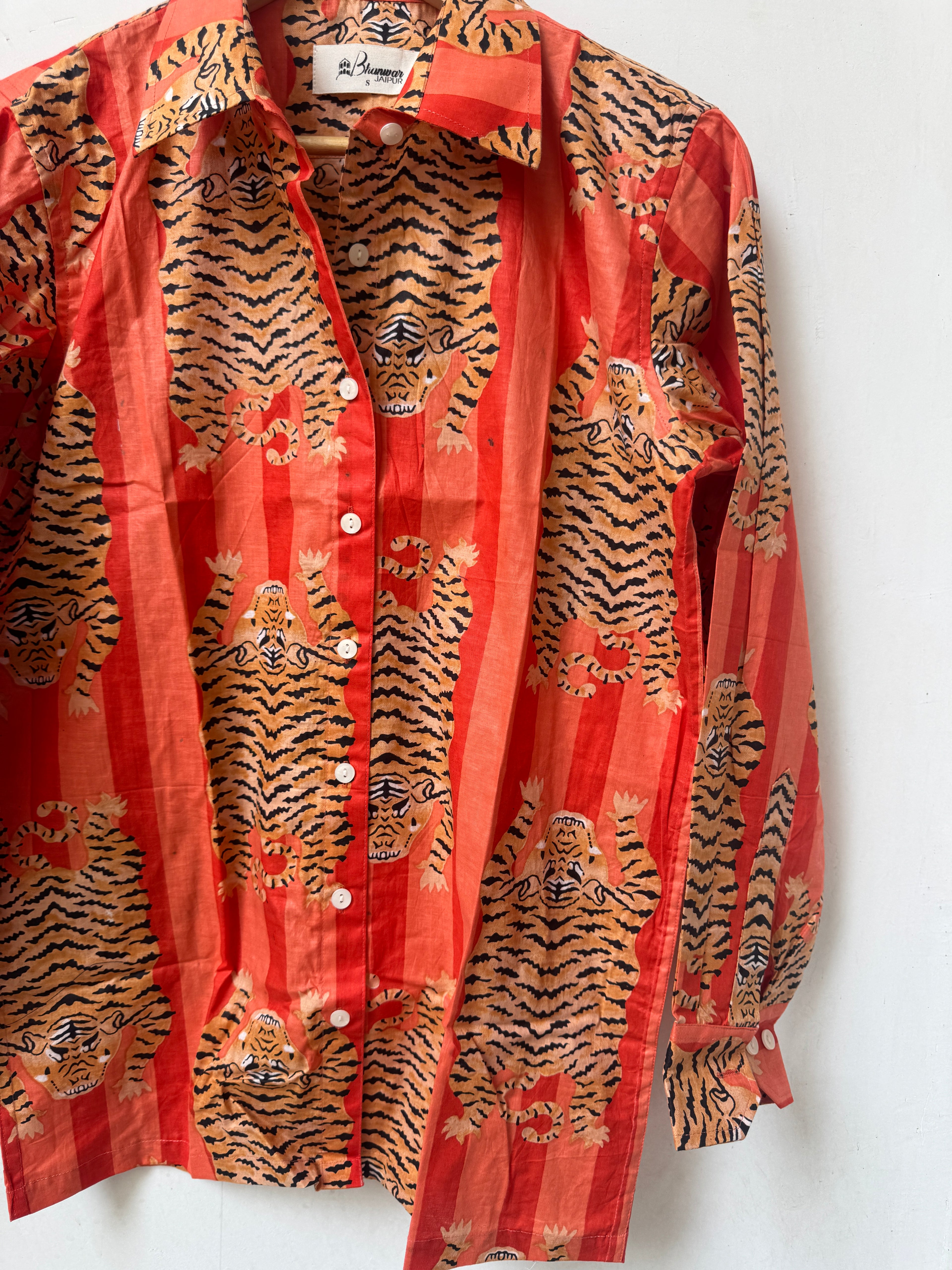 Ranthambore Edit | Women's Pure Cotton Printed Shirts | Straight Fit