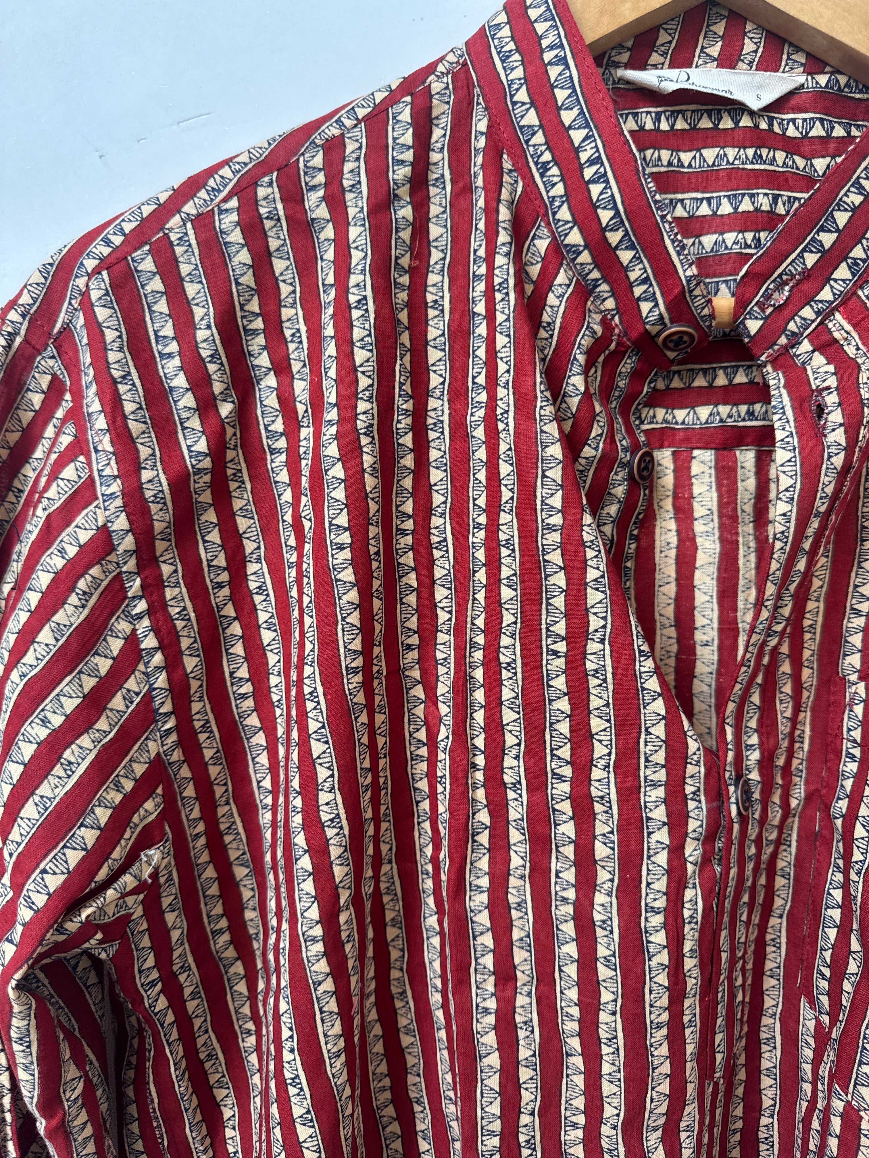 Maroon Drift | Premium Cotton Kurta for Men