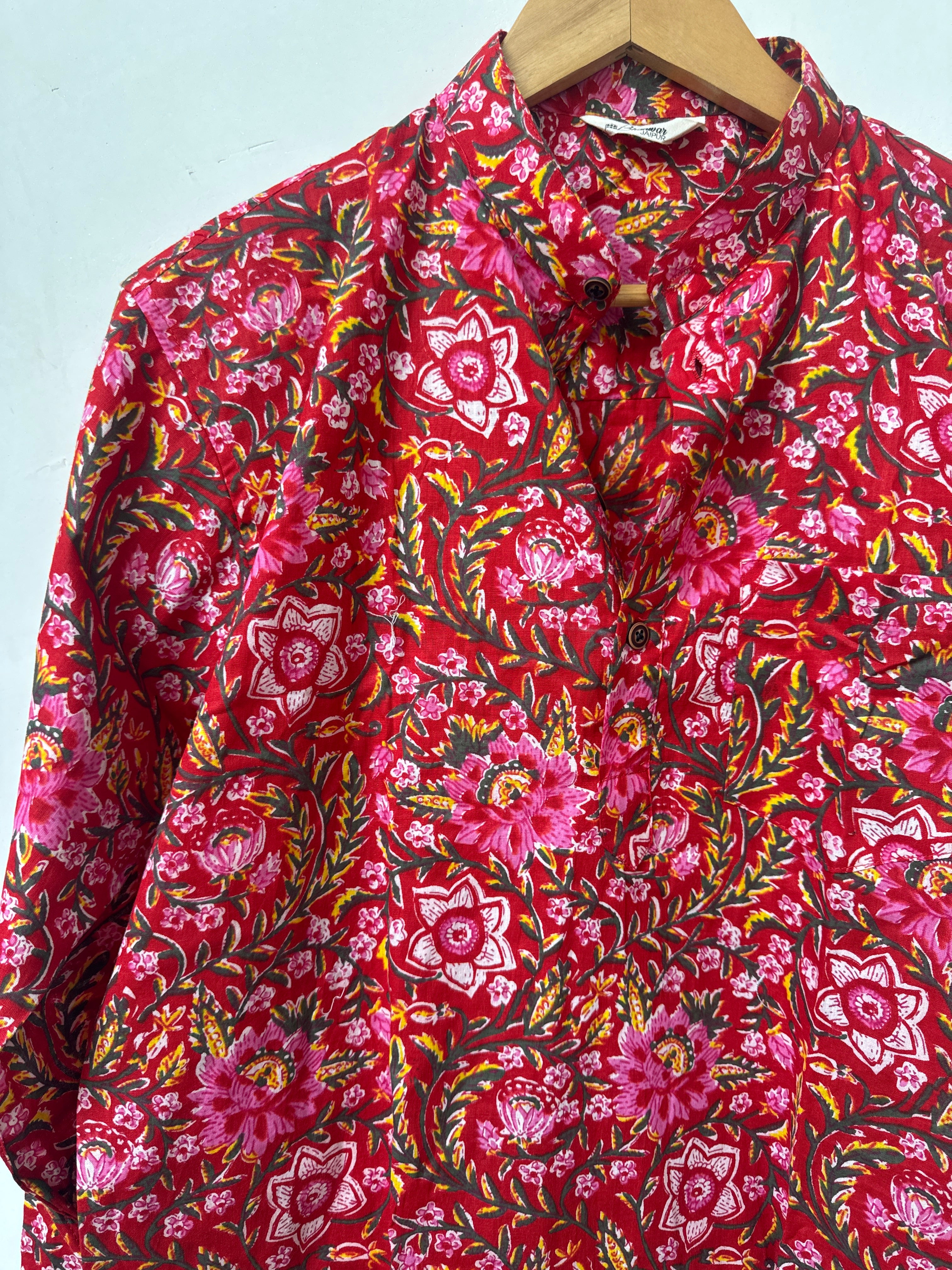 Majestic Floral | Premium Cotton Kurta for Men