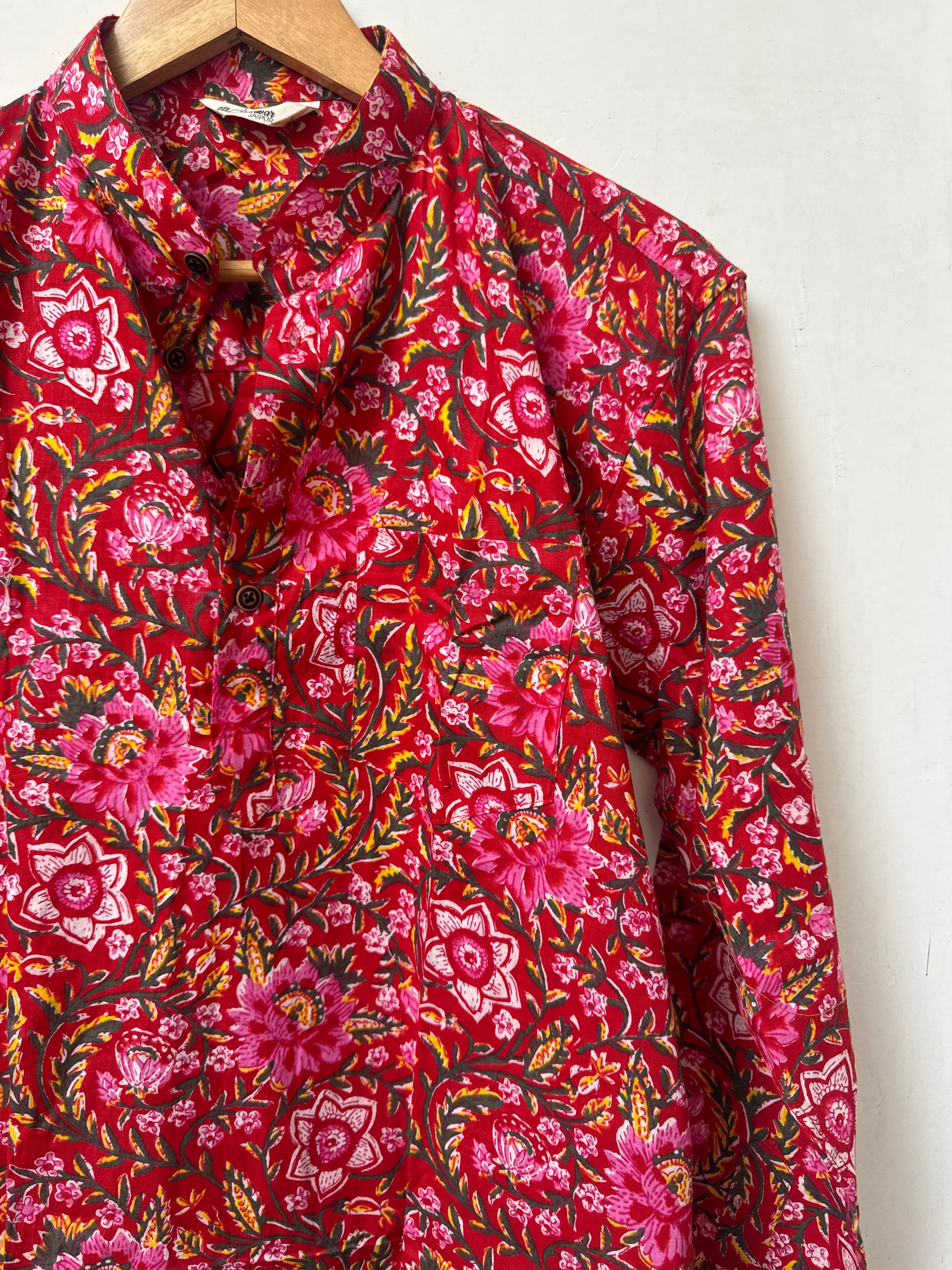 Majestic Floral | Premium Cotton Kurta for Men