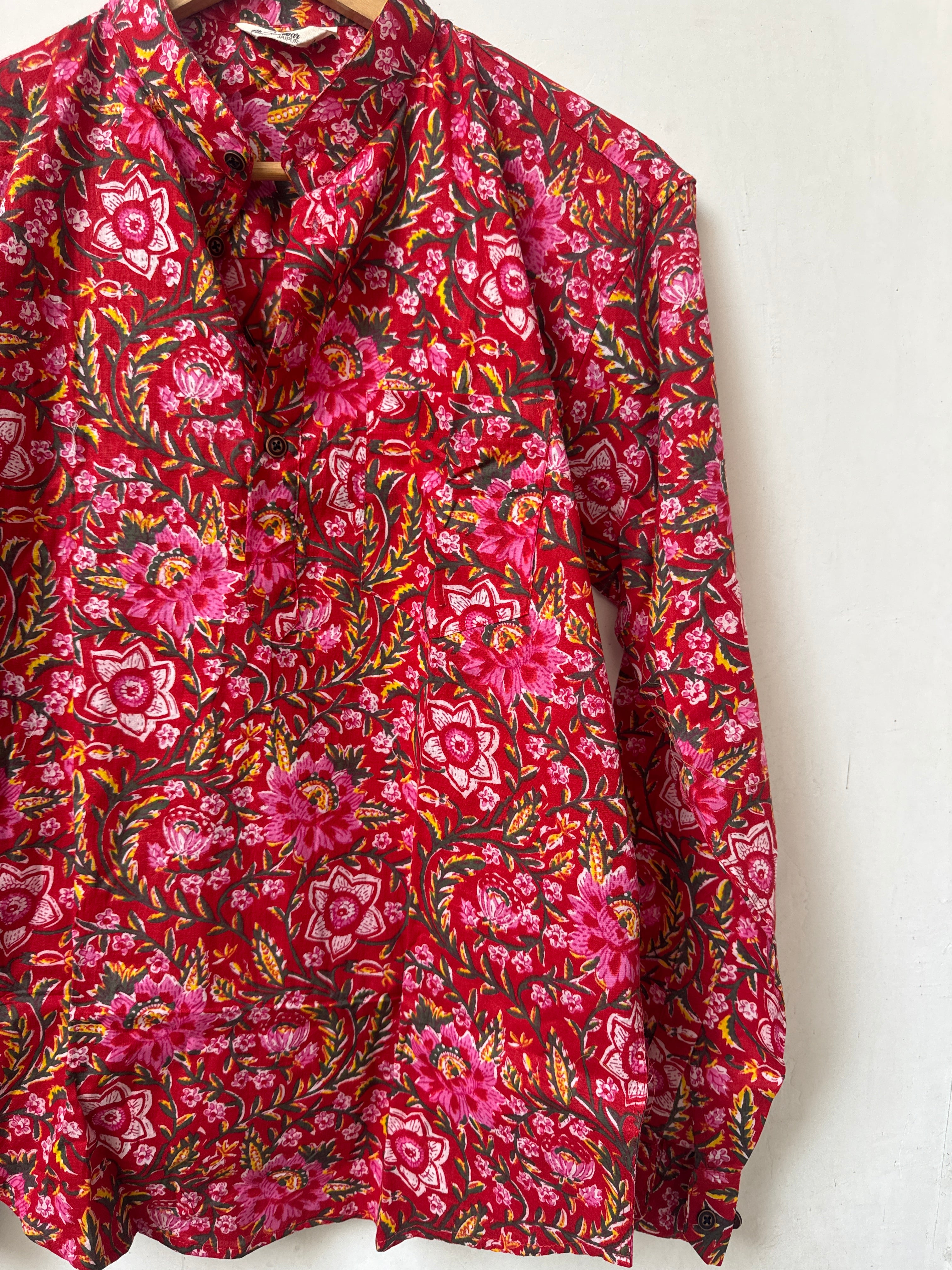 Majestic Floral | Premium Cotton Kurta for Men