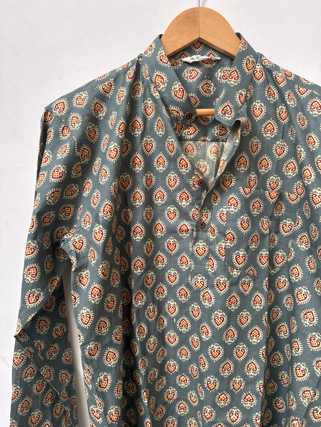 Indigo Crest | Premium Cotton Kurta for Men