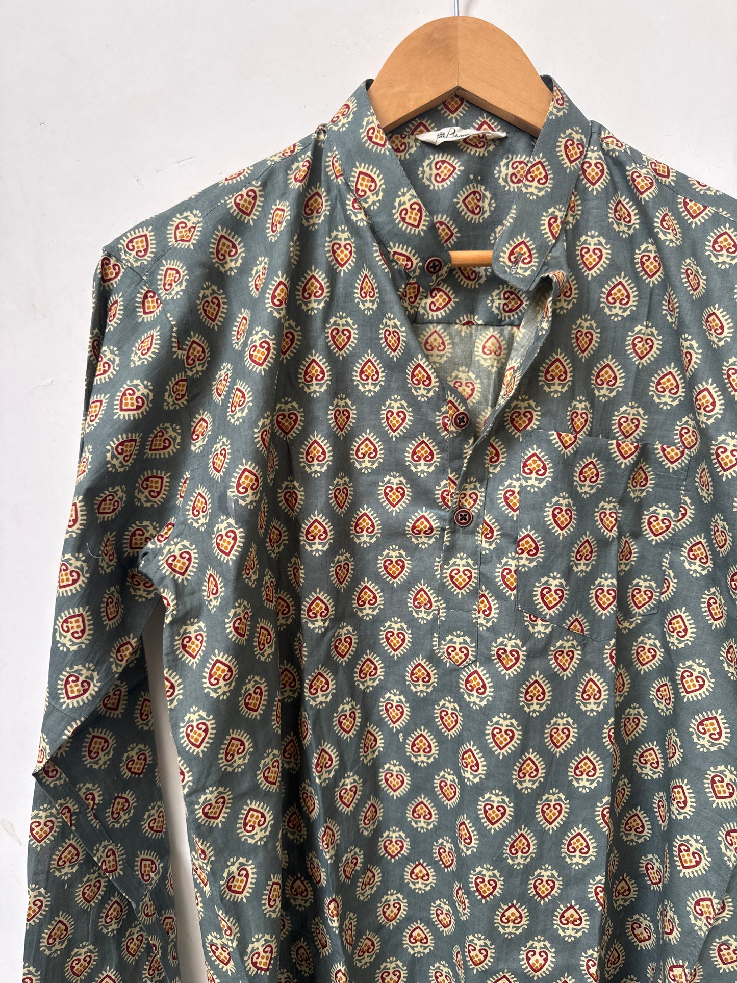 Indigo Crest | Premium Cotton Kurta for Men