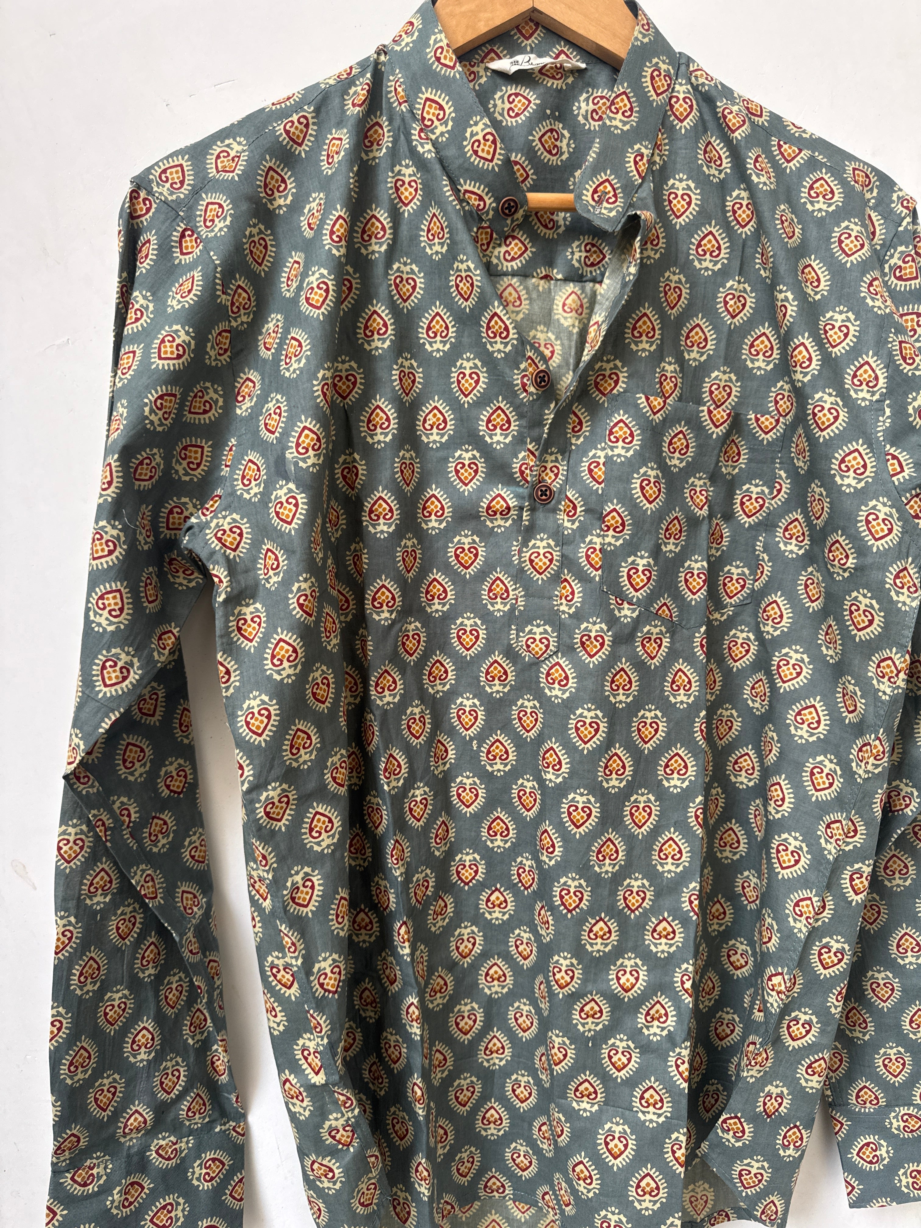 Indigo Crest | Premium Cotton Kurta for Men