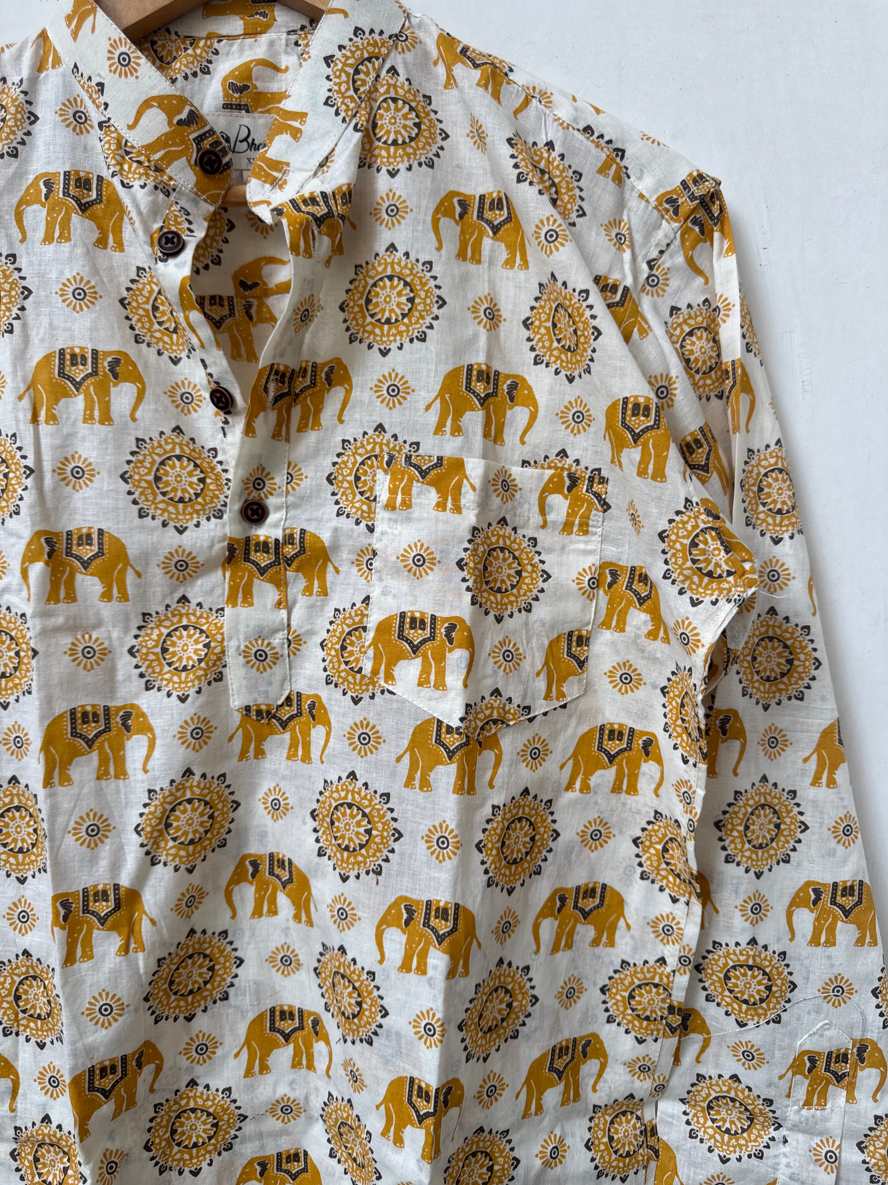 Gajraj | Premium Short Cotton Kurta for Men