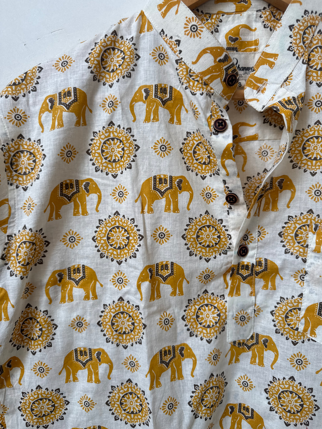 Gajraj | Premium Short Cotton Kurta for Men