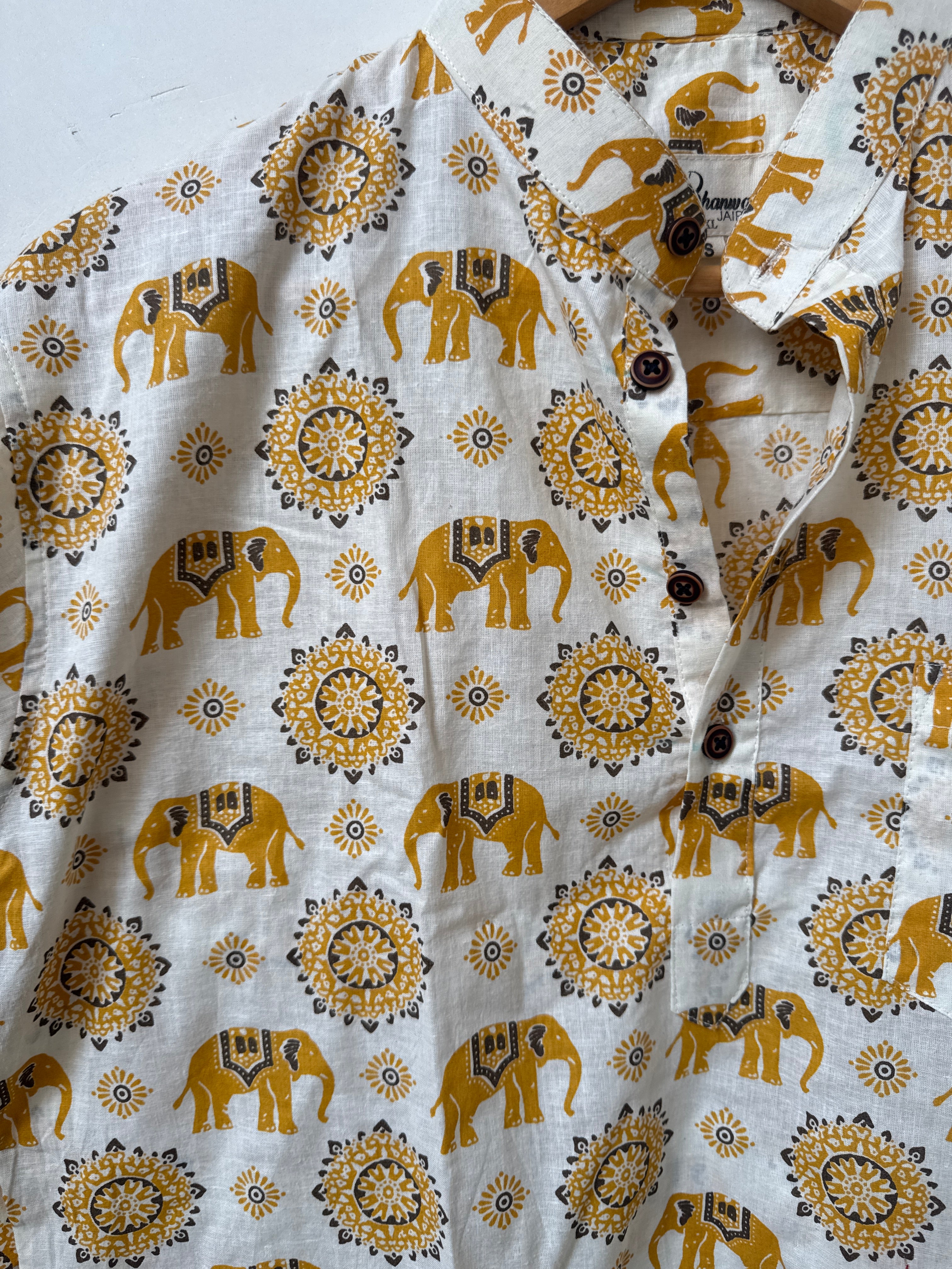 Gajraj | Premium Short Cotton Kurta for Men
