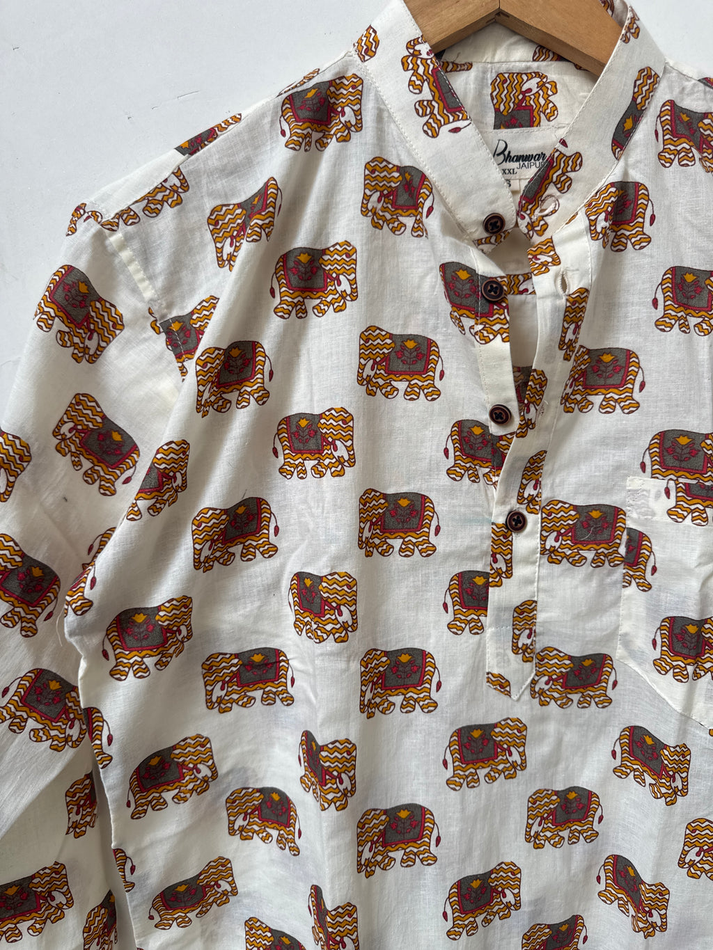 Gaj | Premium Short Cotton Kurta for Men