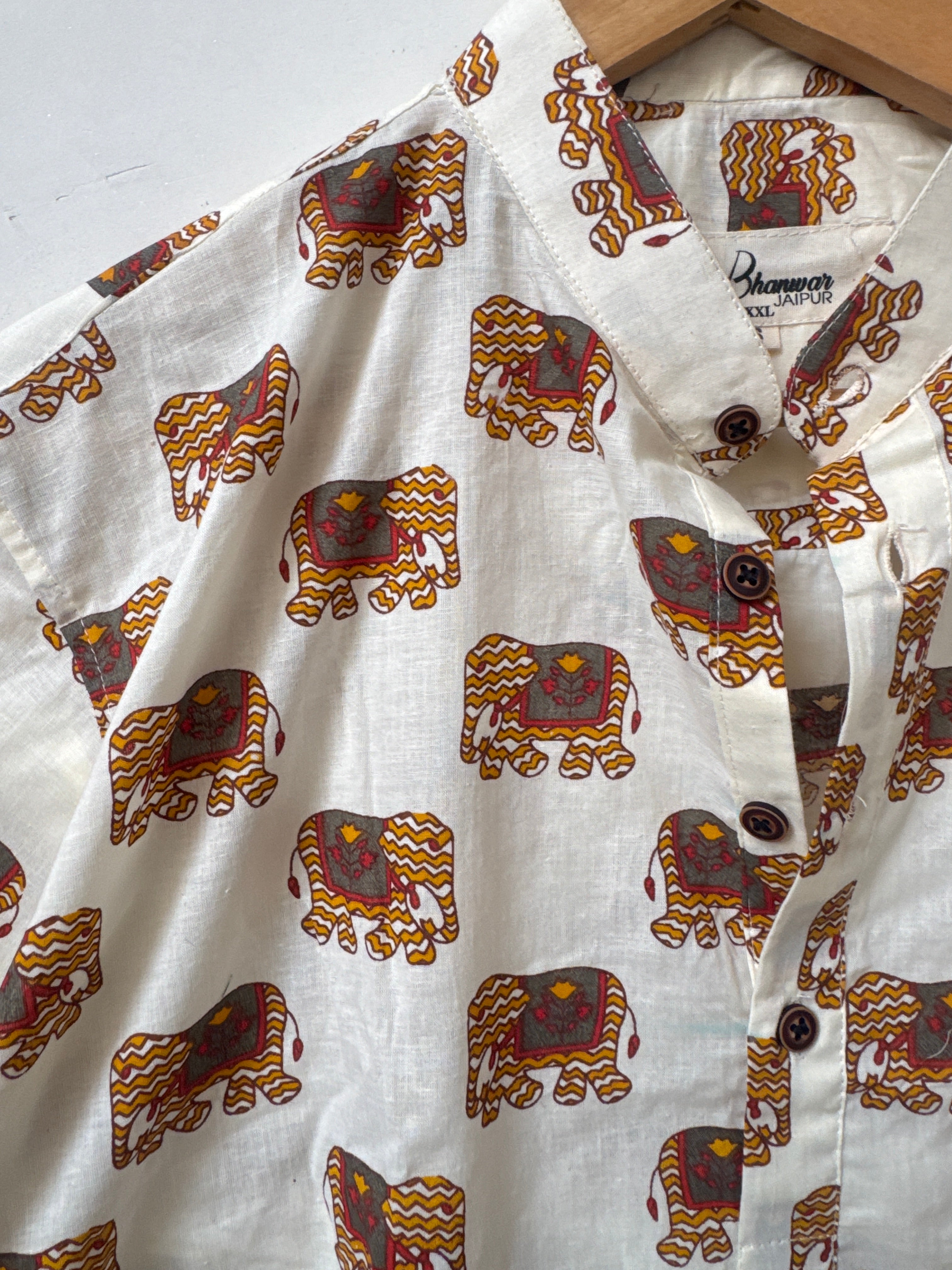 Gaj | Premium Short Cotton Kurta for Men
