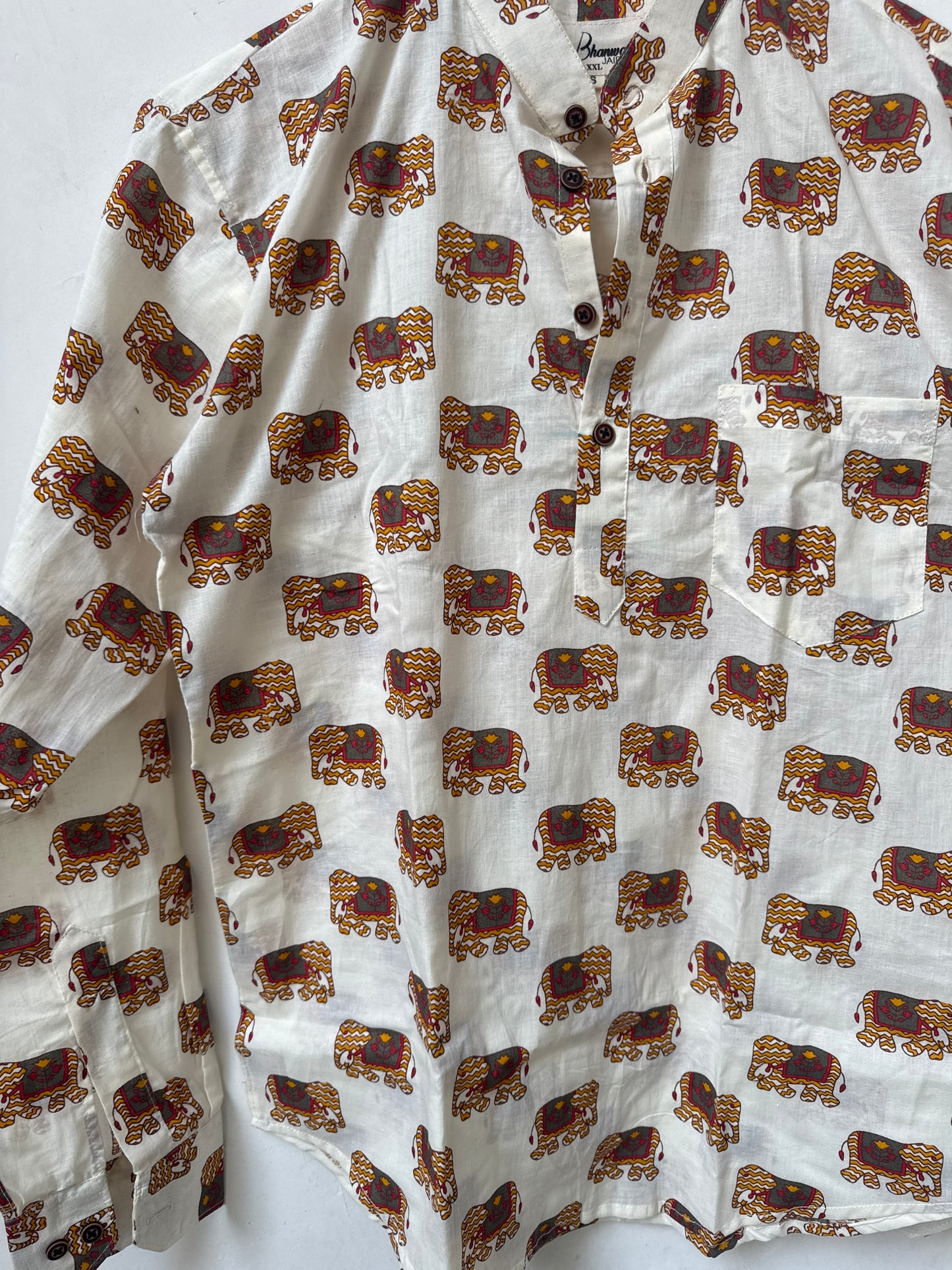 Gaj | Premium Short Cotton Kurta for Men