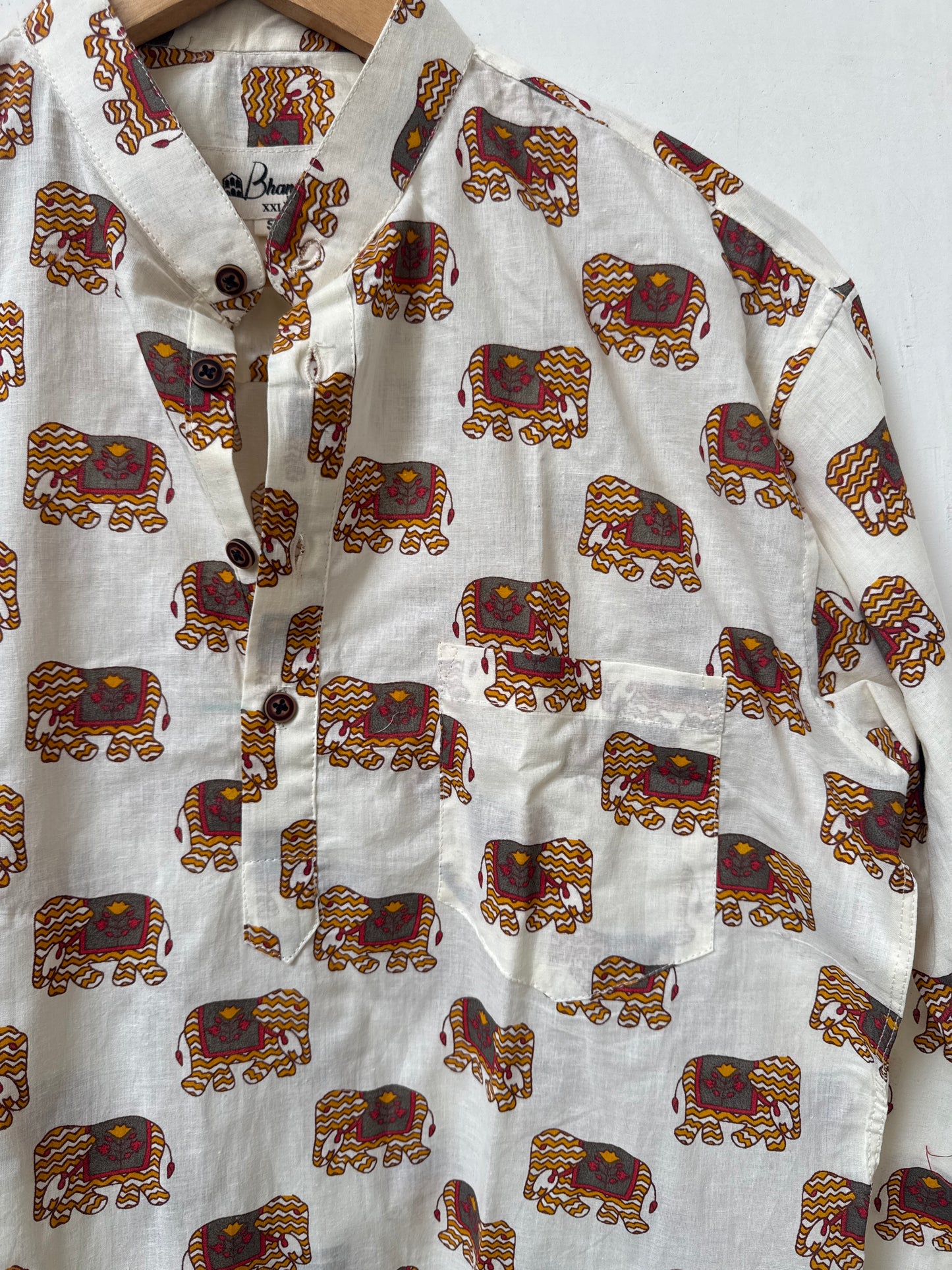 Gaj | Premium Short Cotton Kurta for Men