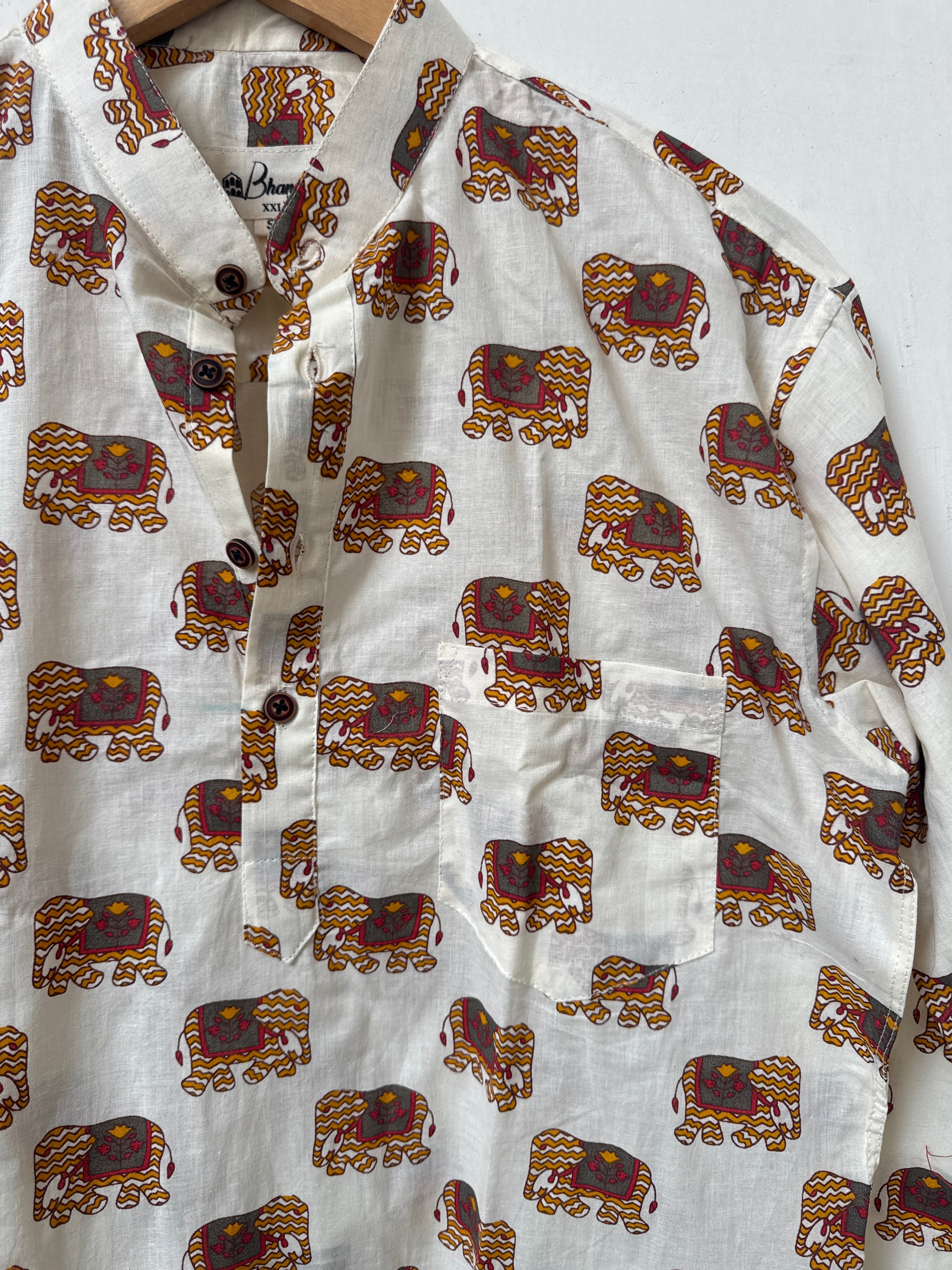 Gaj | Premium Short Cotton Kurta for Men