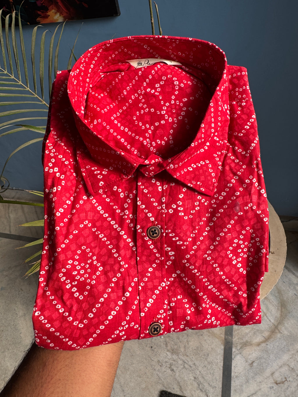 Crimson Caravan Shirt | Premium Men's Cotton Shirts