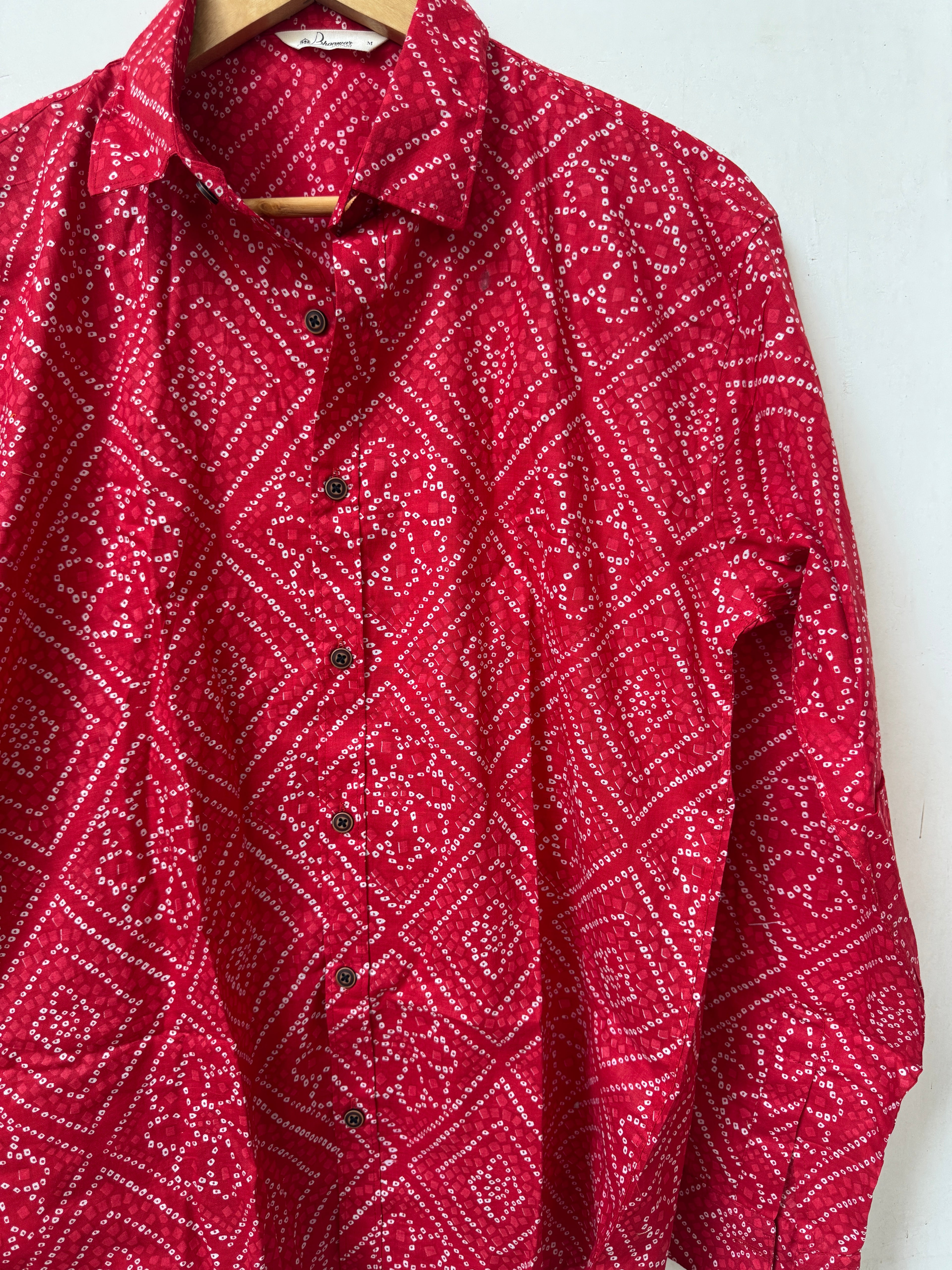 Crimson Caravan Shirt | Premium Men's Cotton Shirts