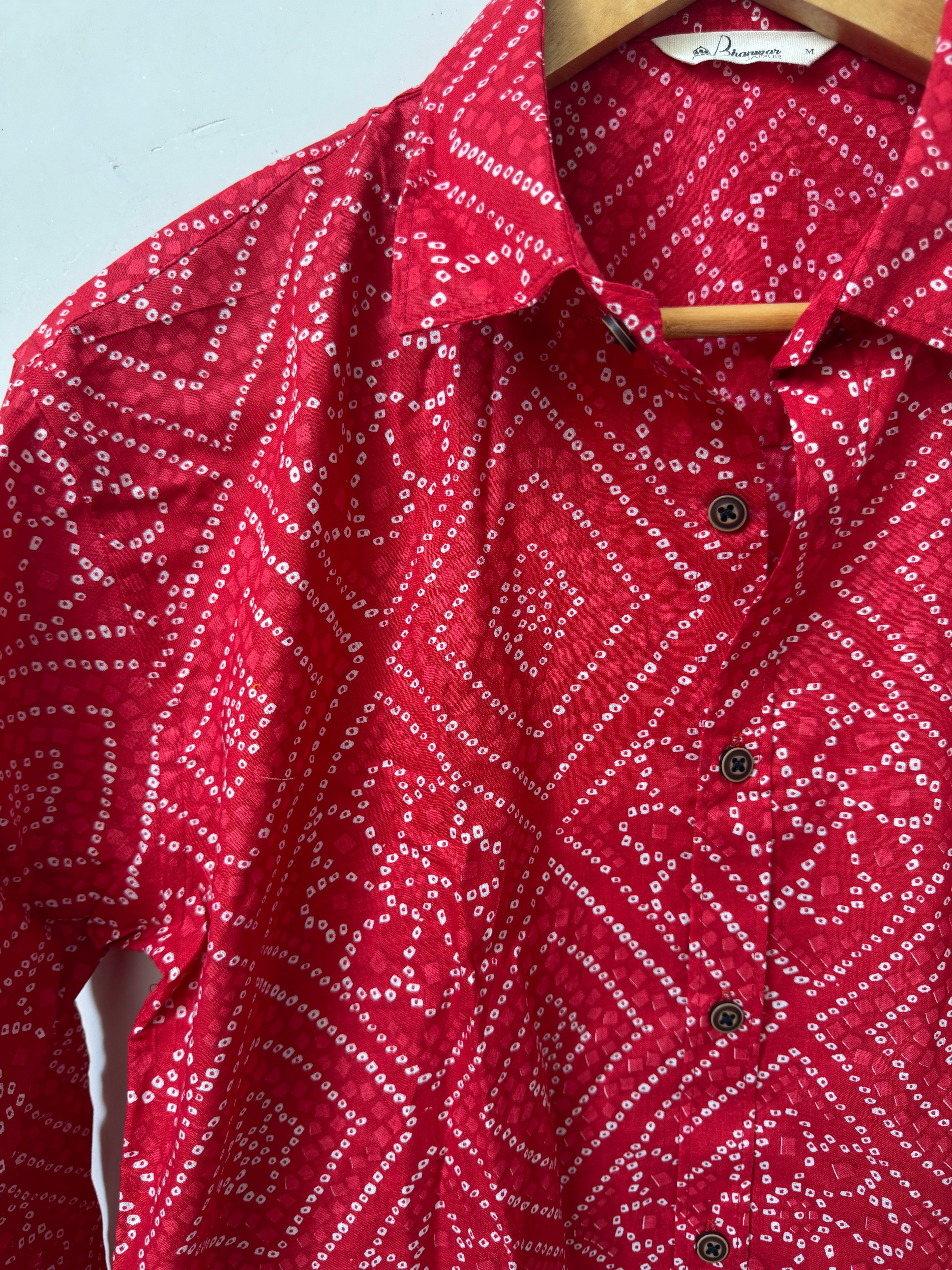 Crimson Caravan Shirt | Premium Men's Cotton Shirts