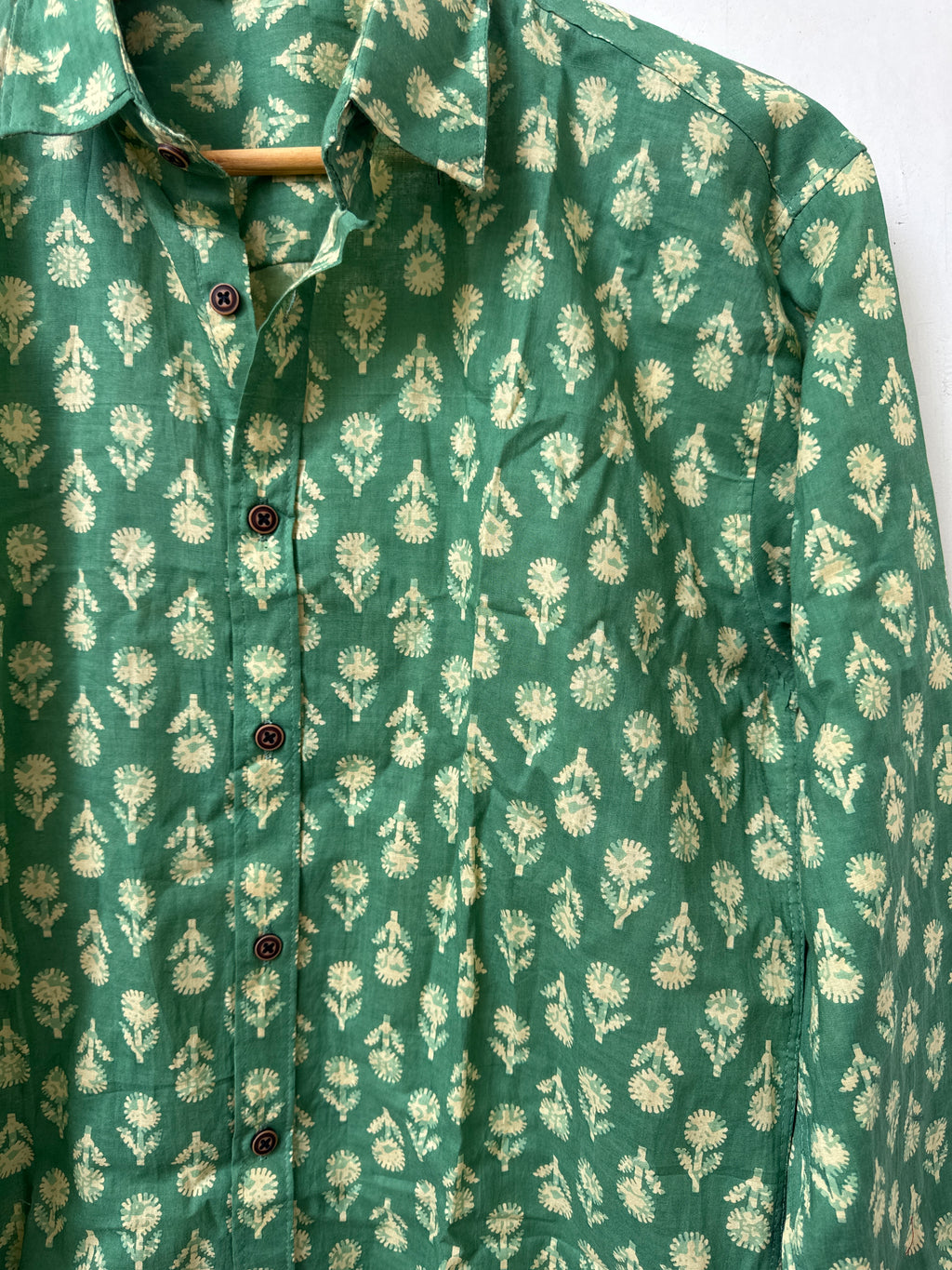 Mint Meadow Shirt | Premium Men's Cotton Shirts