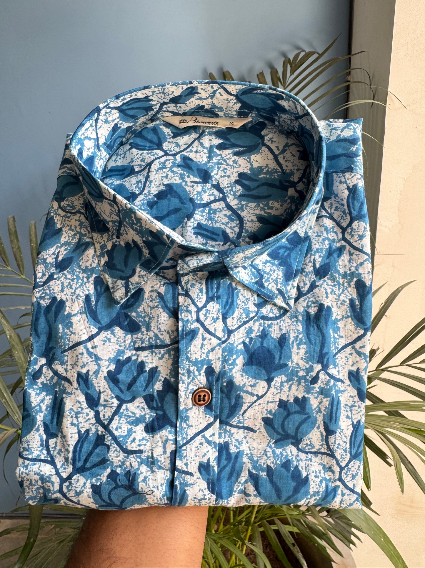 Irises | Unisex Cotton Printed Shirt