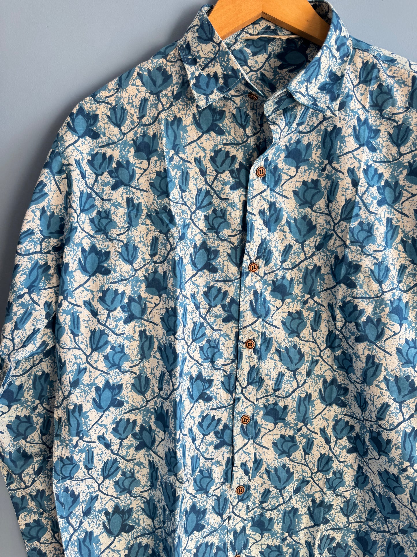 Irises | Unisex Cotton Printed Shirt