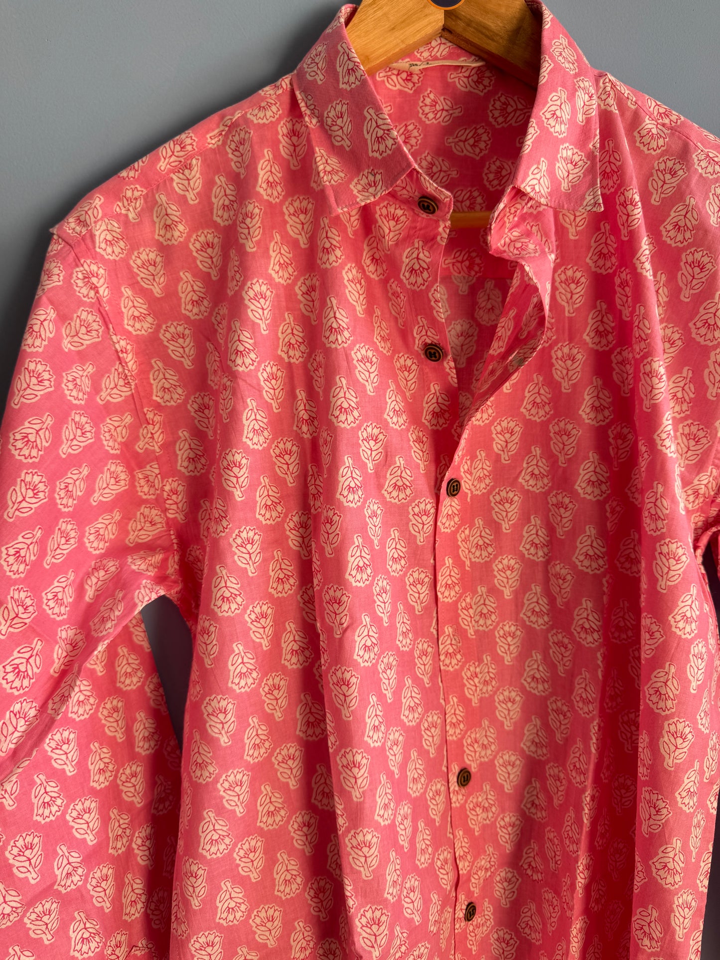 Camellia | Men's Cotton Printed Shirt