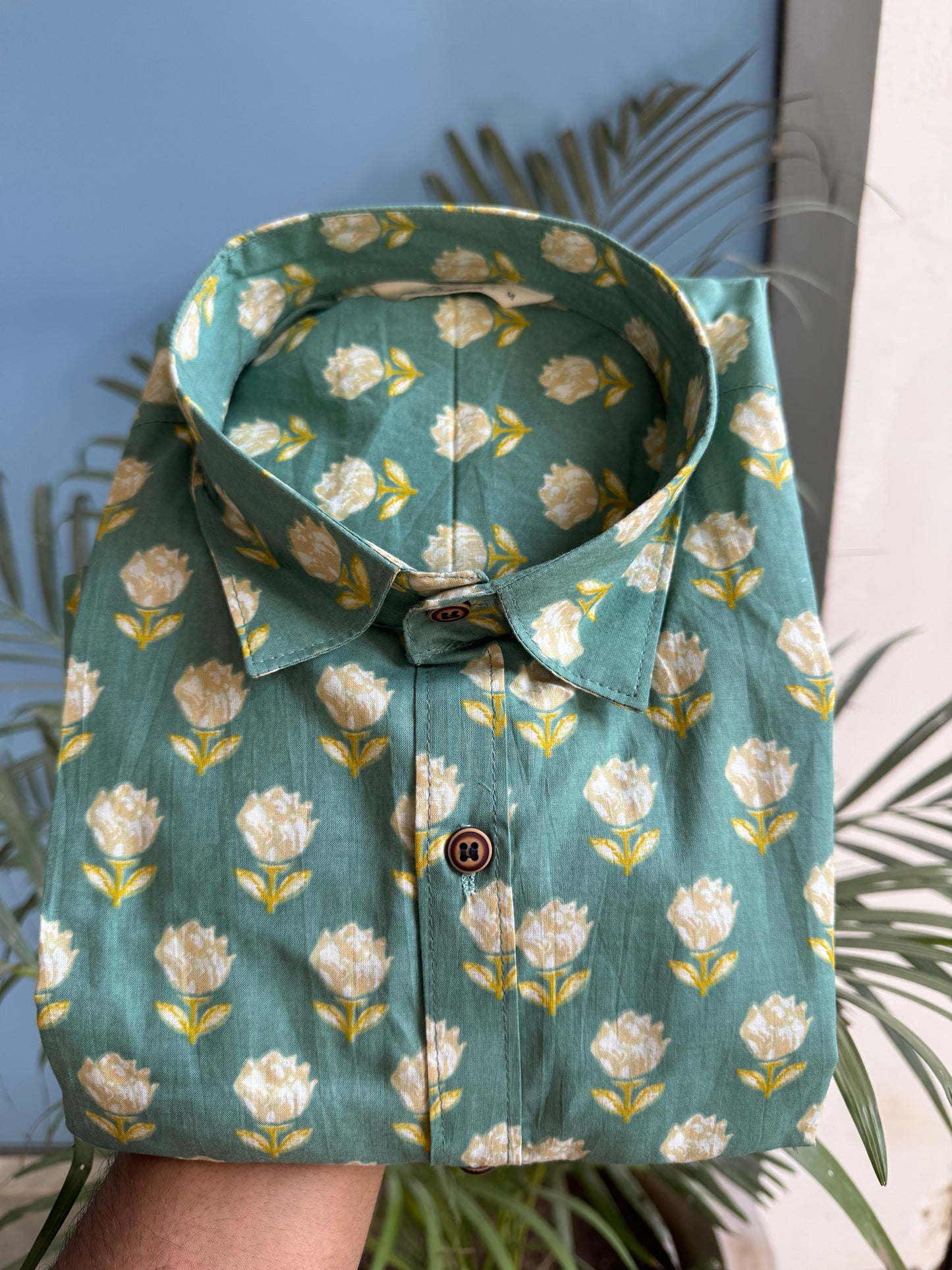 Zinnia | Men's Cotton Printed Shirt
