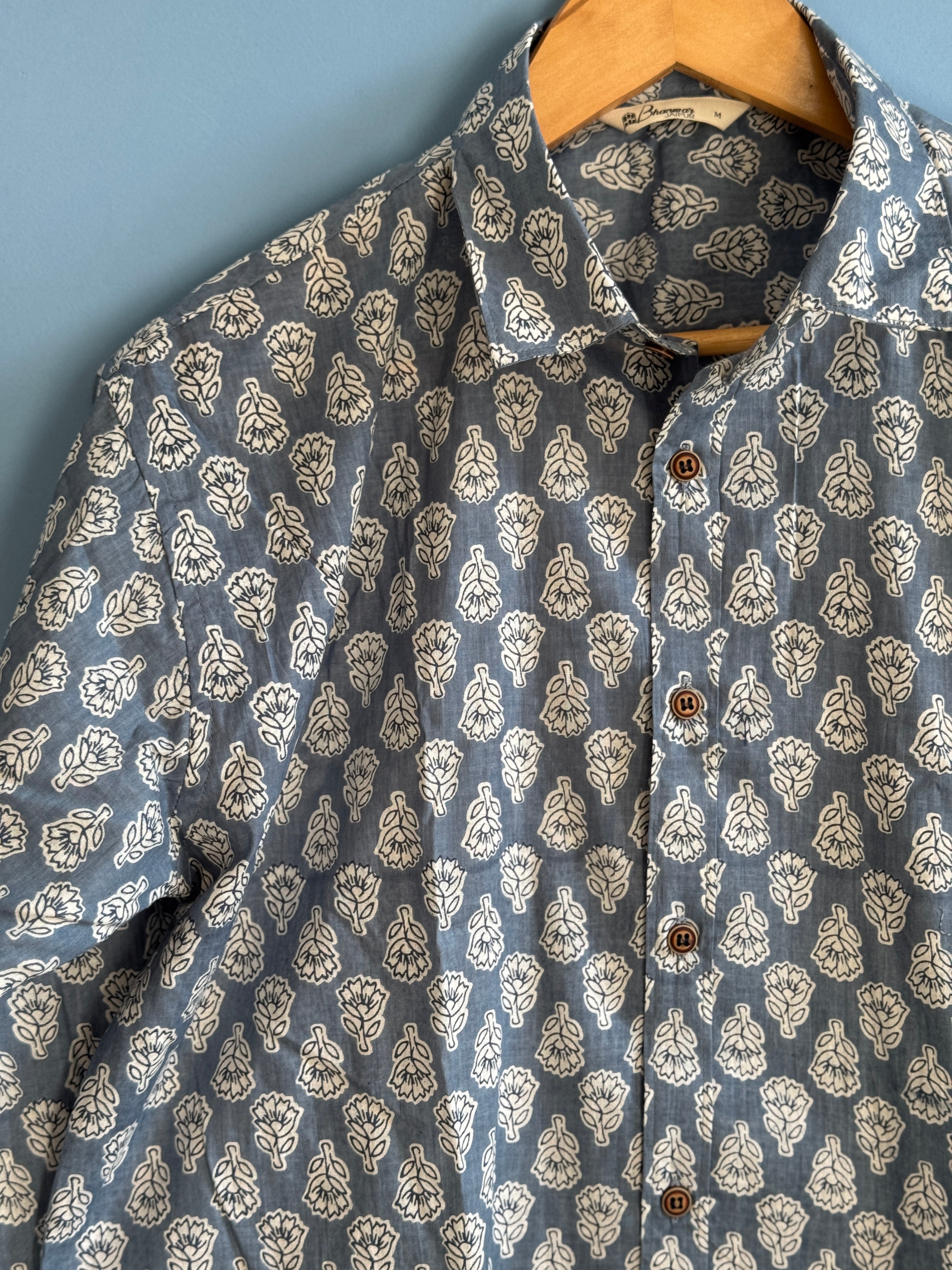 Zilzon | Men's Cotton Printed Shirt