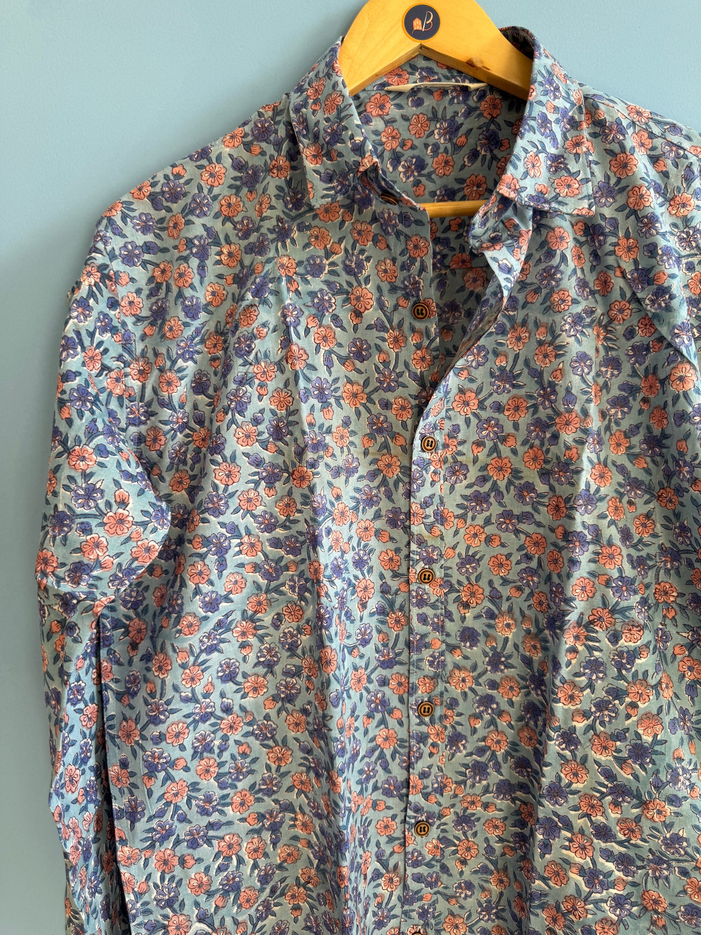 Bagiya | Handblock Cotton Printed Shirt