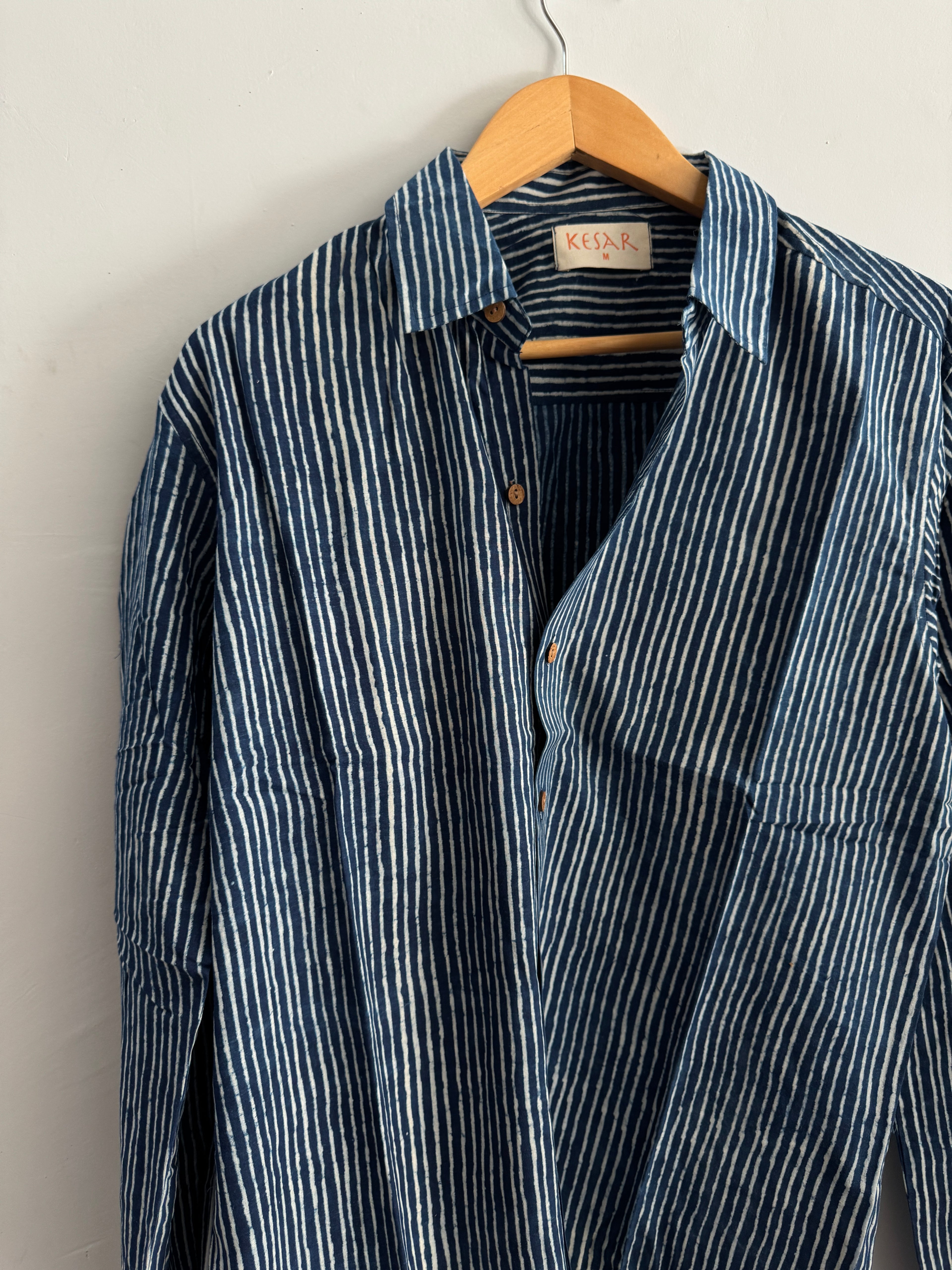 Fine | Handblock Cotton Printed Shirt