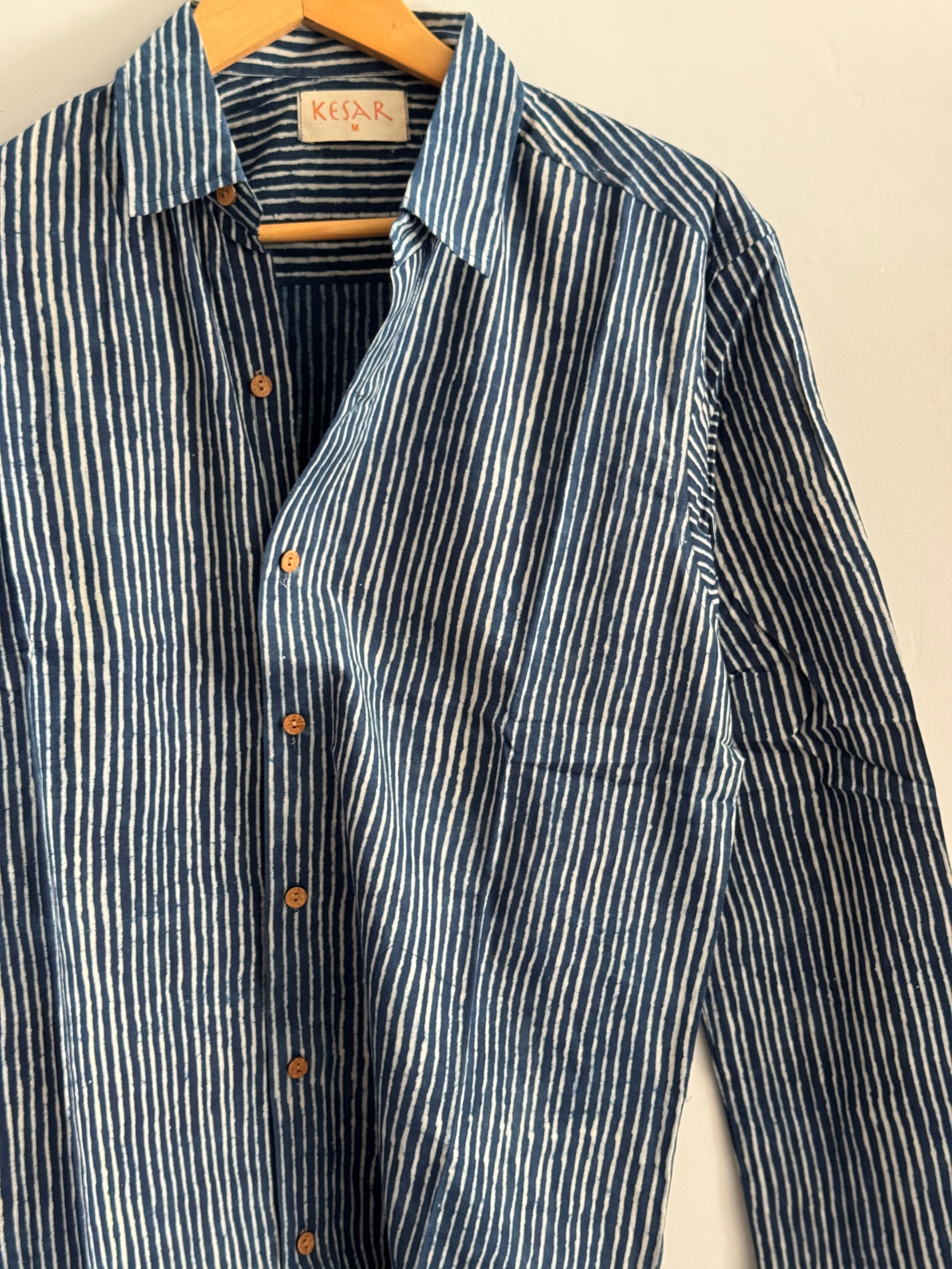 Fine | Handblock Cotton Printed Shirt