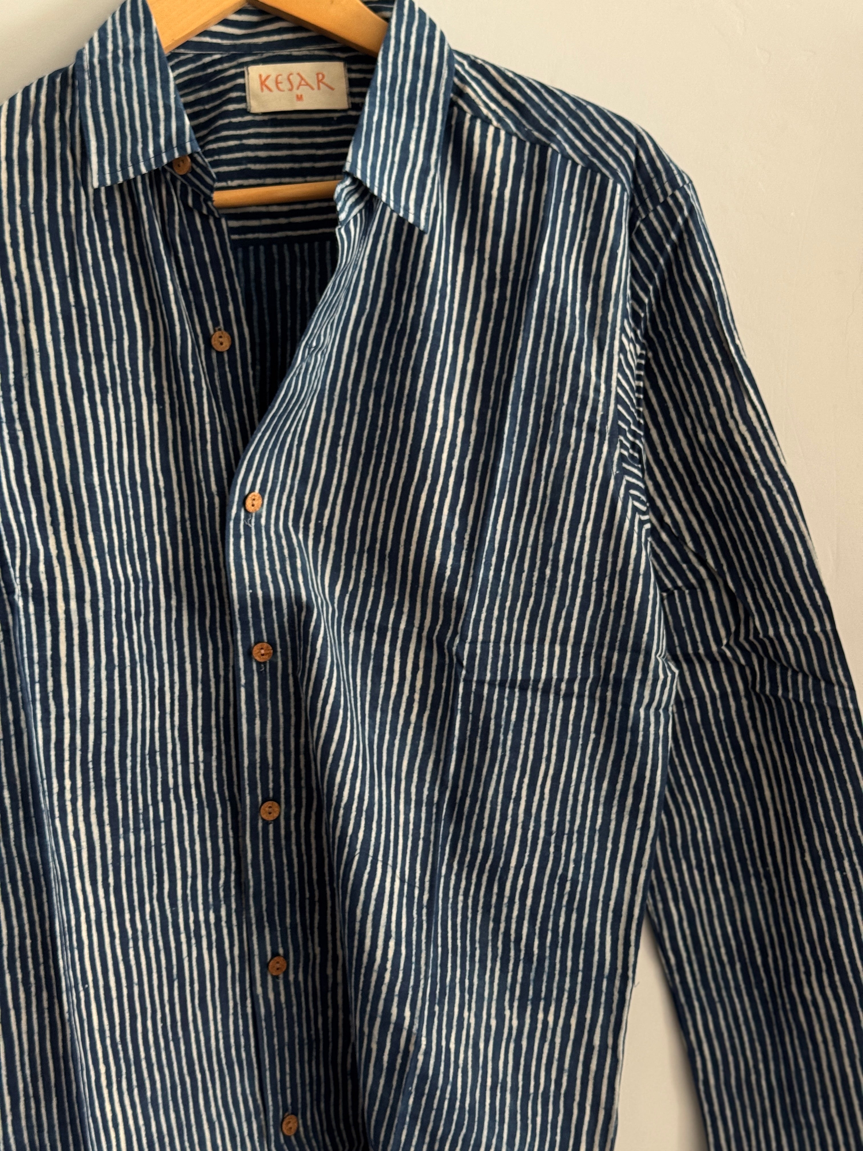 Fine | Handblock Cotton Printed Shirt