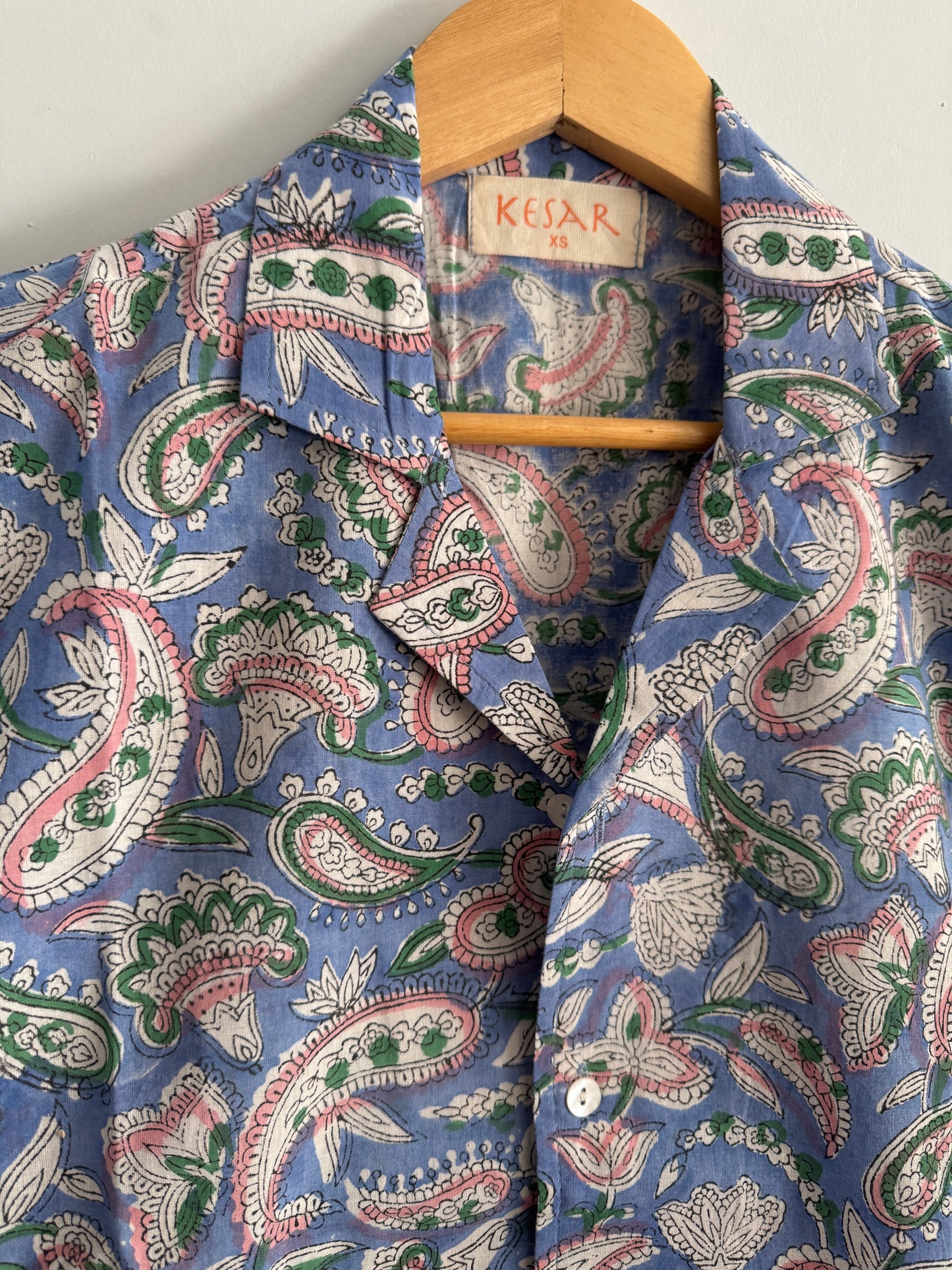 Blue Lagoon | Relaxed Fit | Handblock Cotton Printed Shirts