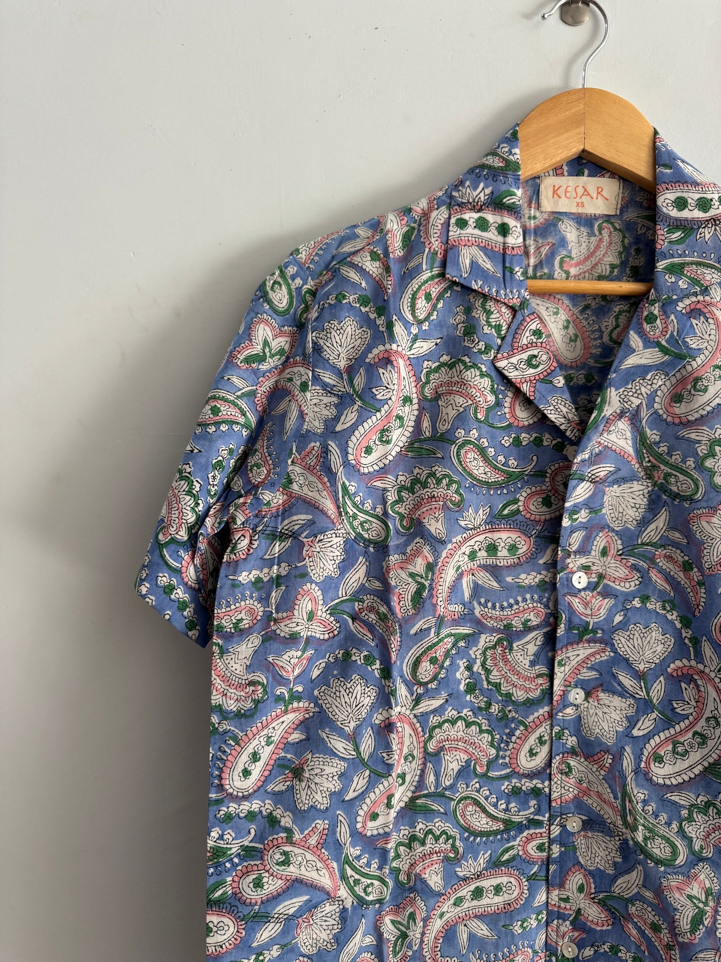 Blue Lagoon | Relaxed Fit | Handblock Cotton Printed Shirts