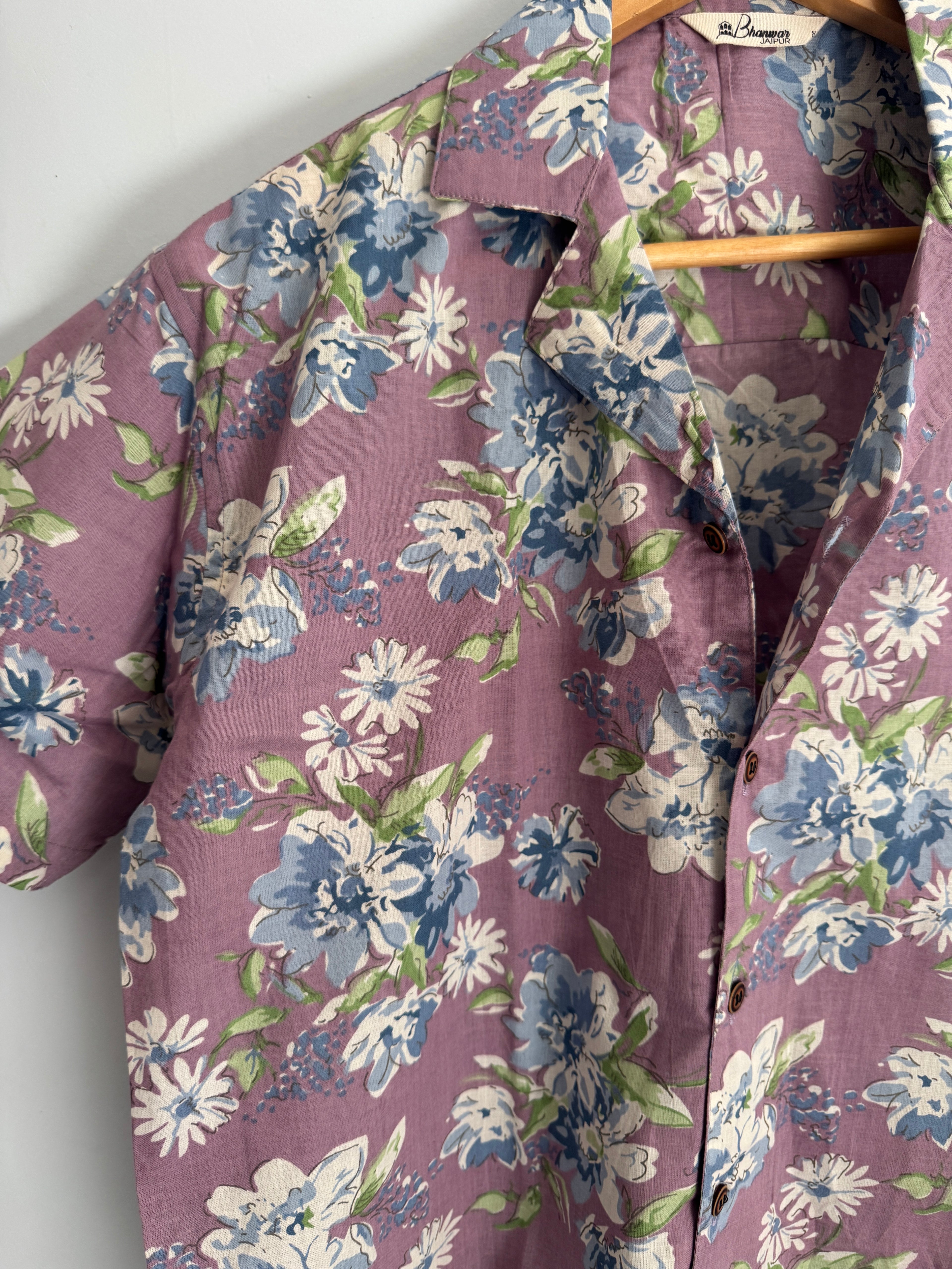 Clematis | Handblock Cotton Printed Shirts