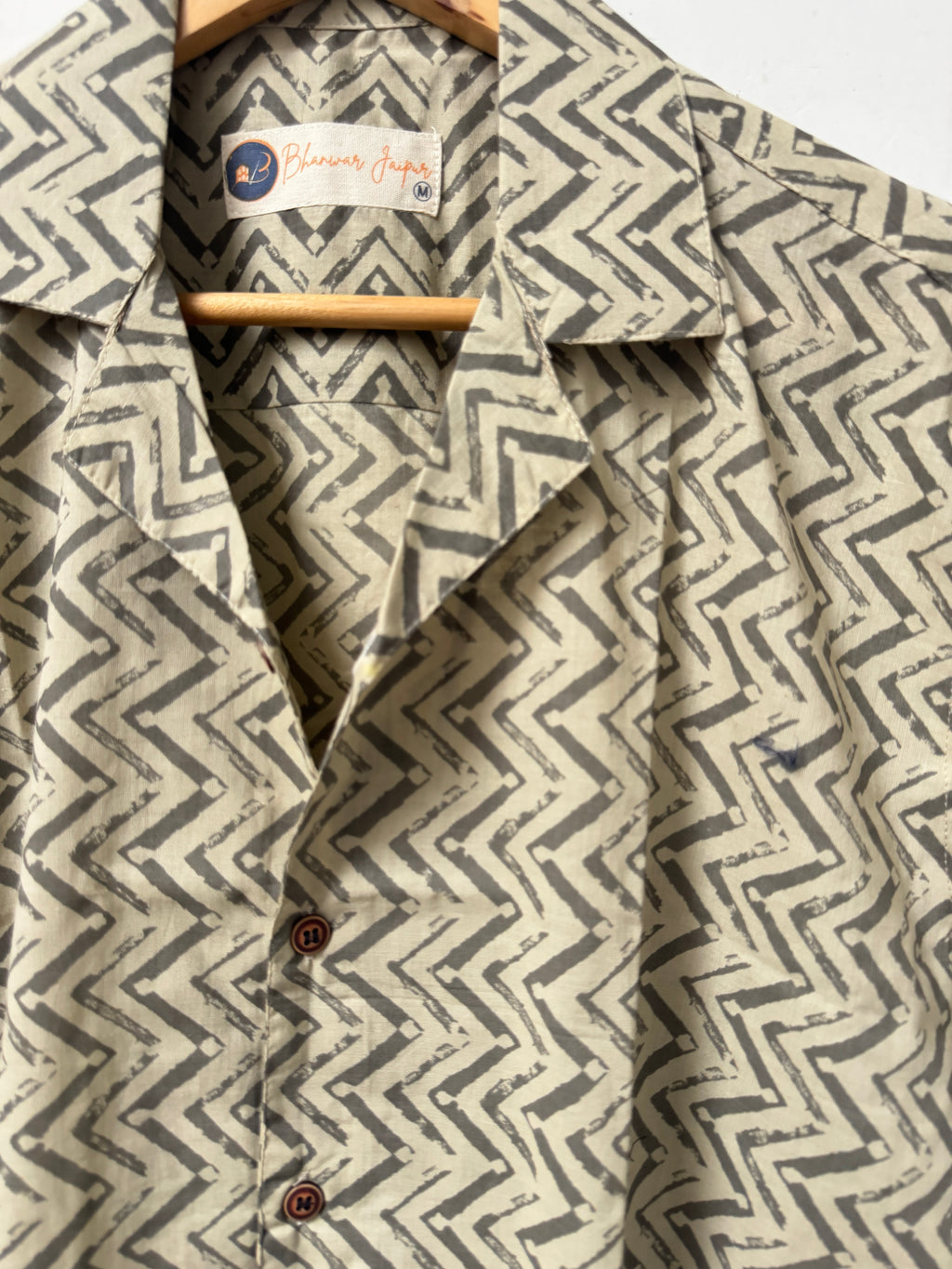 Earthbound – Resort Cuban Collar Shirt | Handblock Cotton Printed Shirts