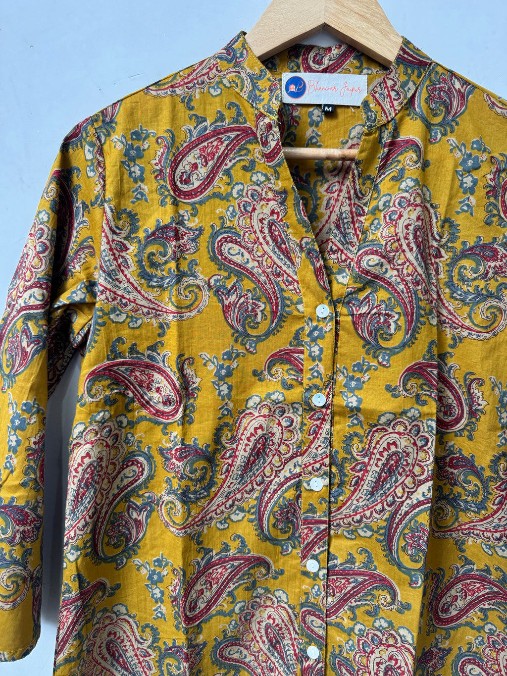 Meher Paisley Kurta | Women's Pure Cotton Printed Kurta Shirts | Comfort Fit