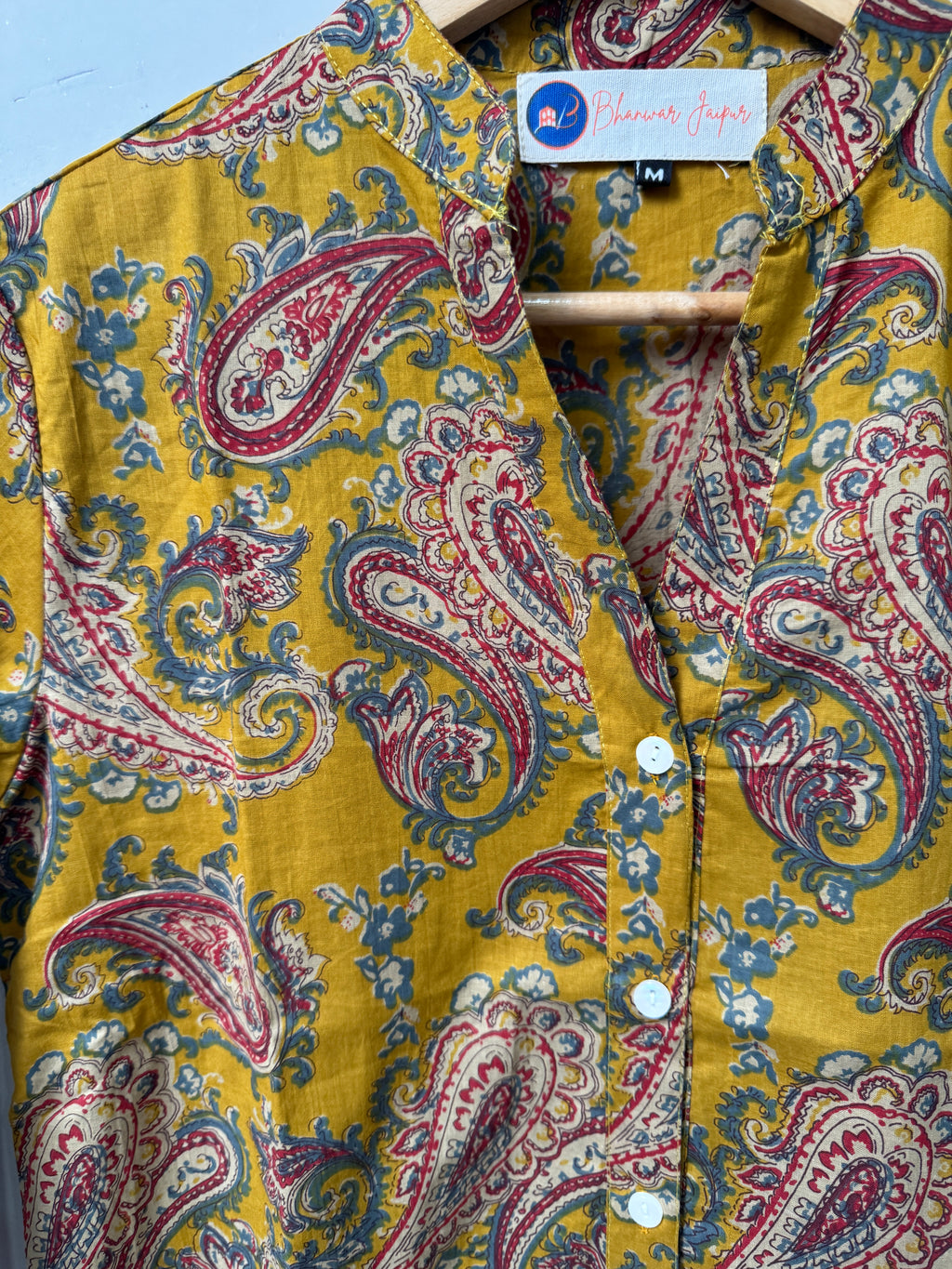 Meher Paisley Kurta | Women's Pure Cotton Printed Kurta Shirts | Comfort Fit