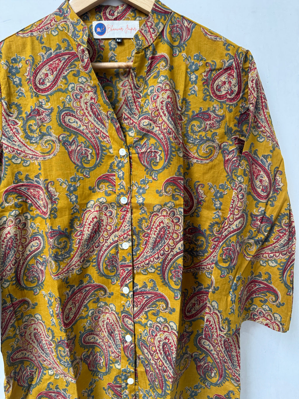 Meher Paisley Kurta | Women's Pure Cotton Printed Kurta Shirts | Comfort Fit