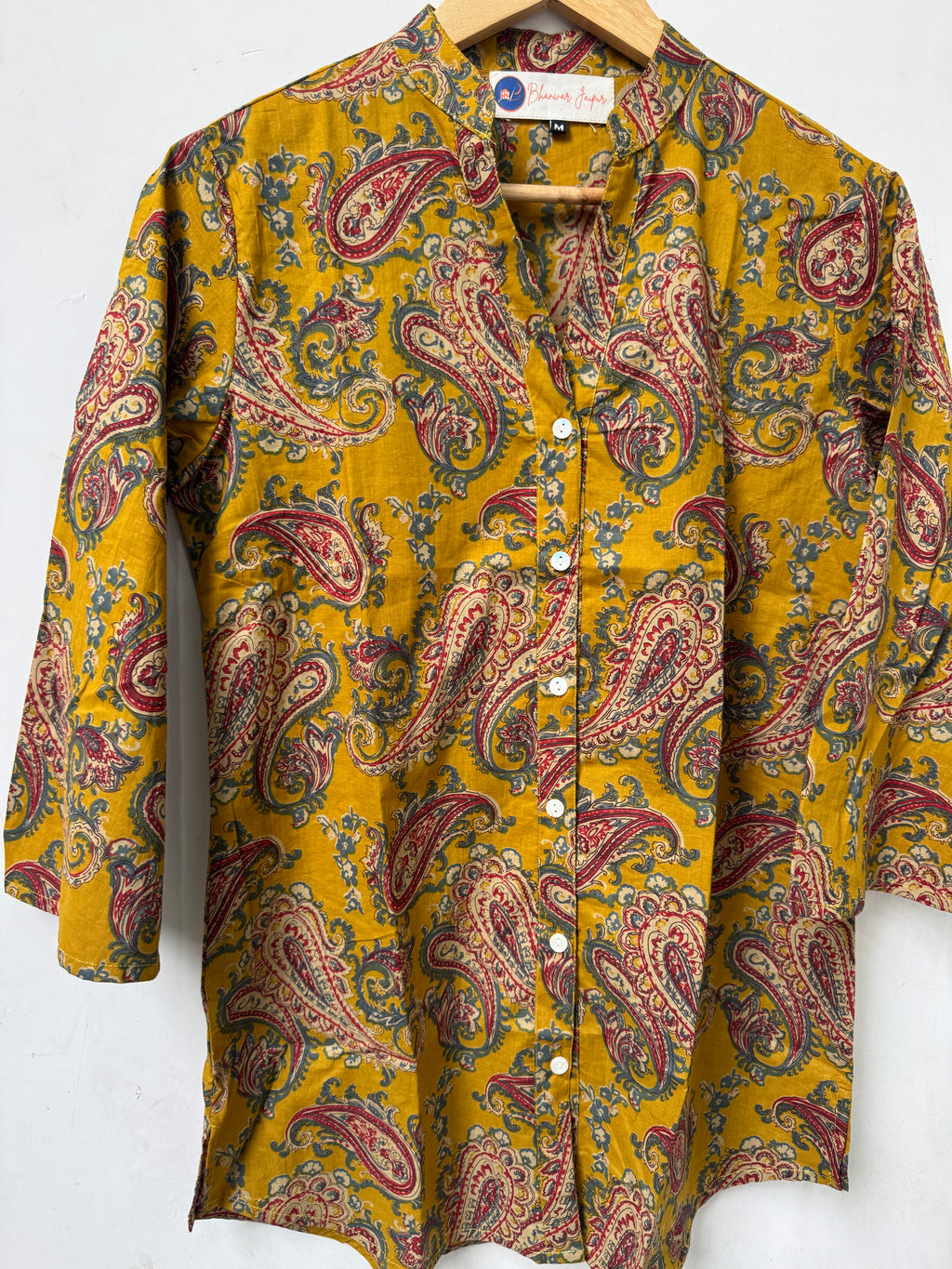 Meher Paisley Kurta | Women's Pure Cotton Printed Kurta Shirts | Comfort Fit